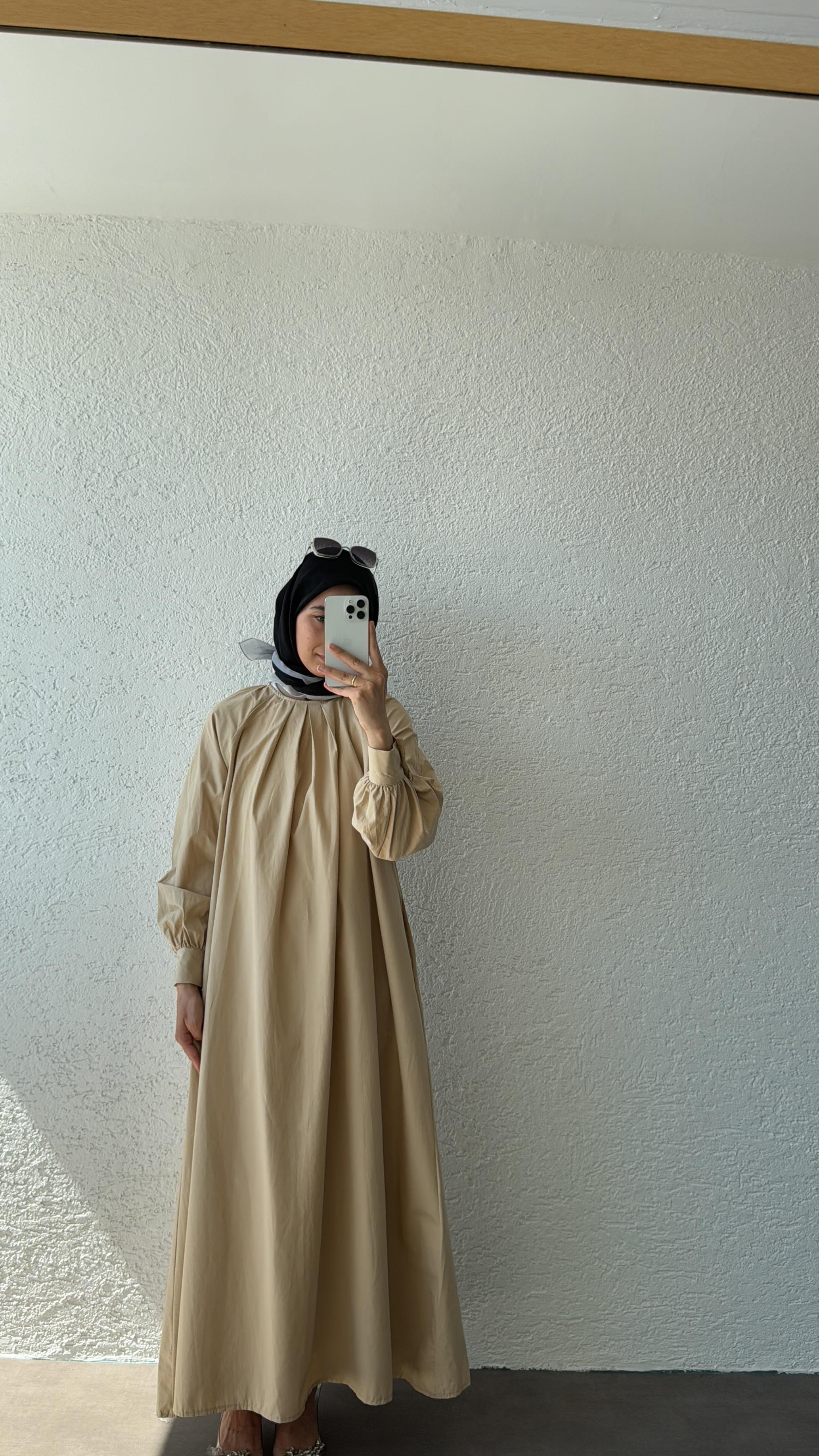 BOLEROLU ELBİSE CAMEL