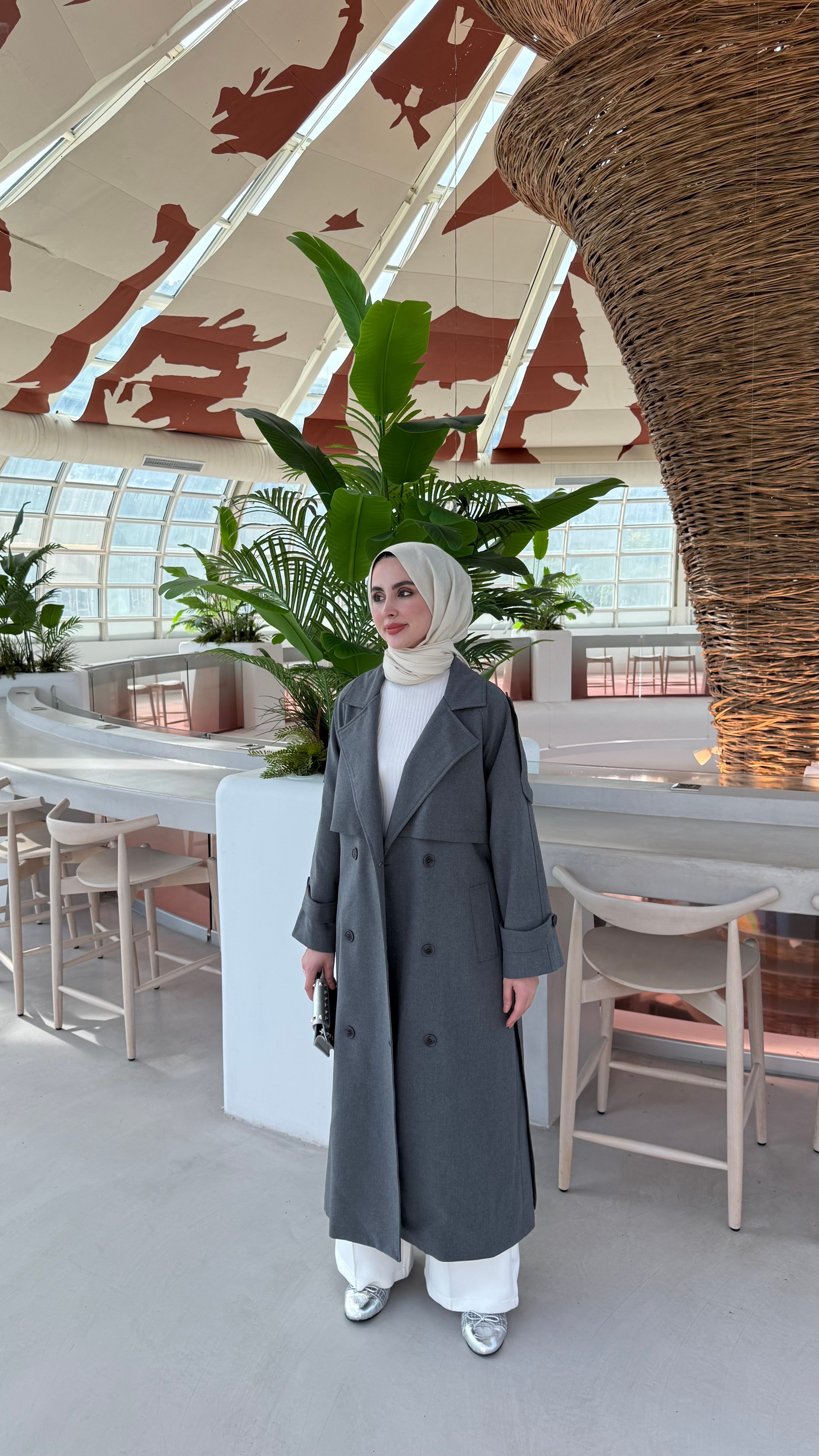 CASUAL TRENÇKOT  - ANTRASİT