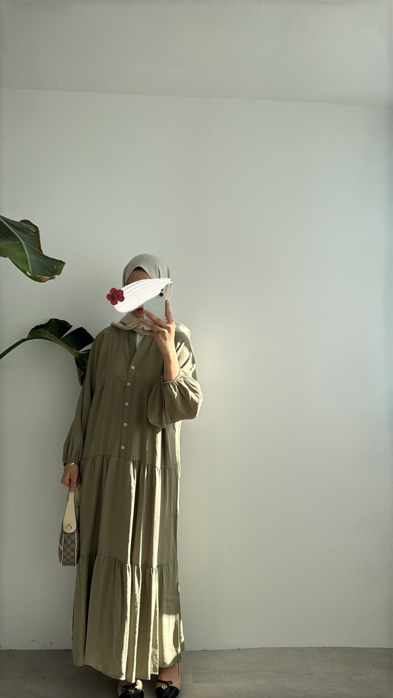 CUPRA KAT KAT ELBİSE - HAKİ