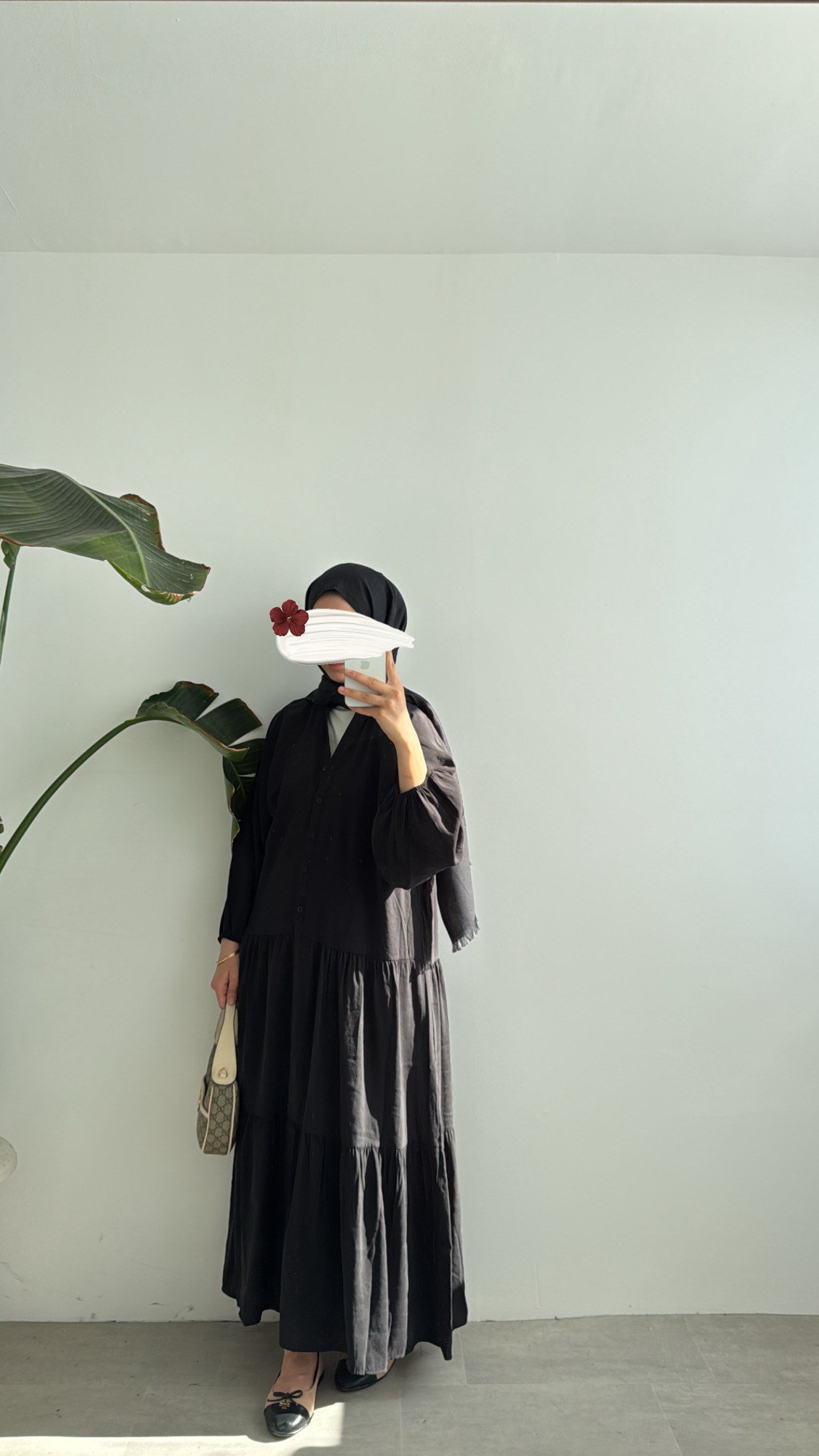 CUPRA KAT KAT ELBİSE - SİYAH