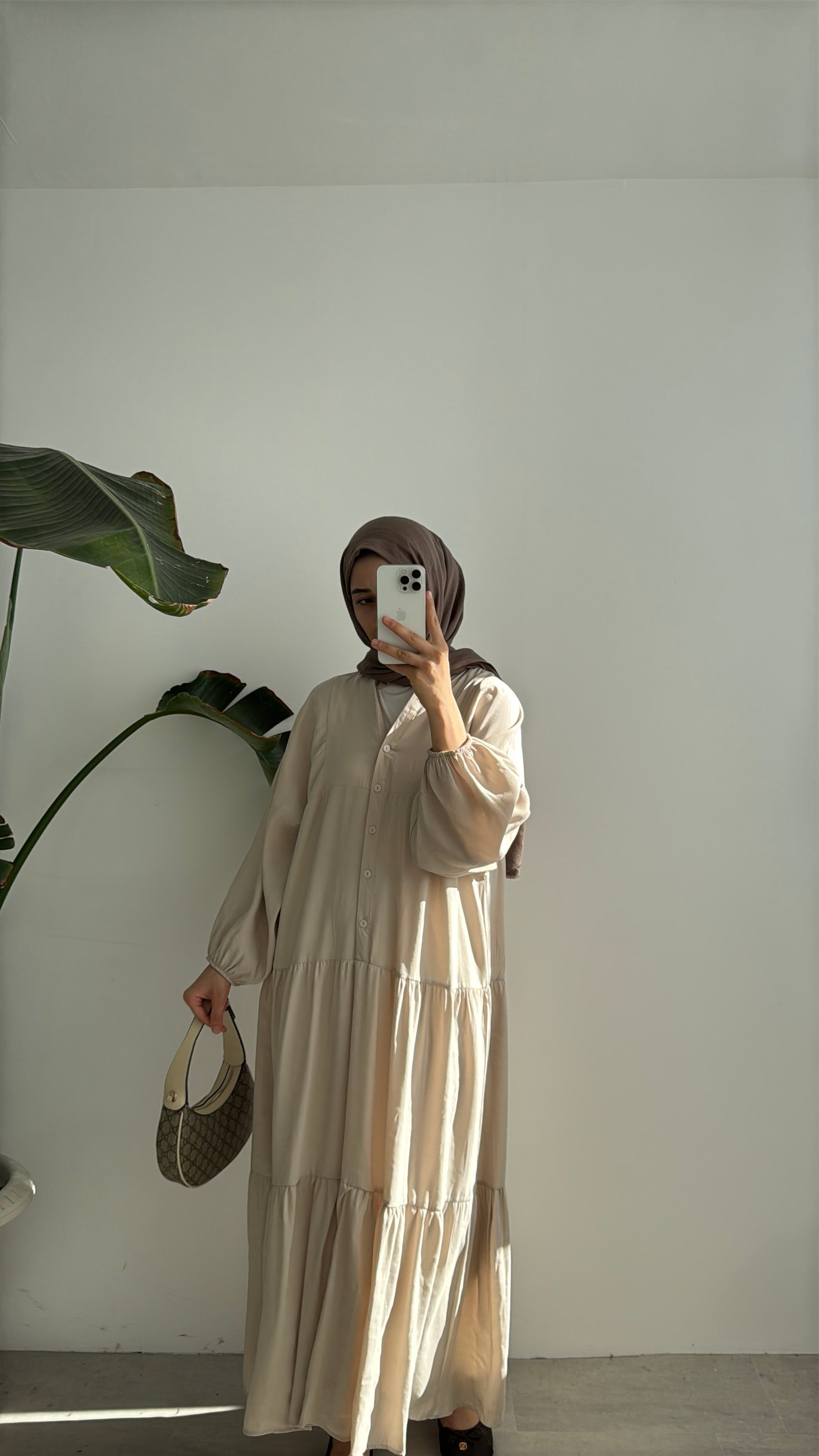 CUPRA KAT KAT ELBİSE - TAŞ