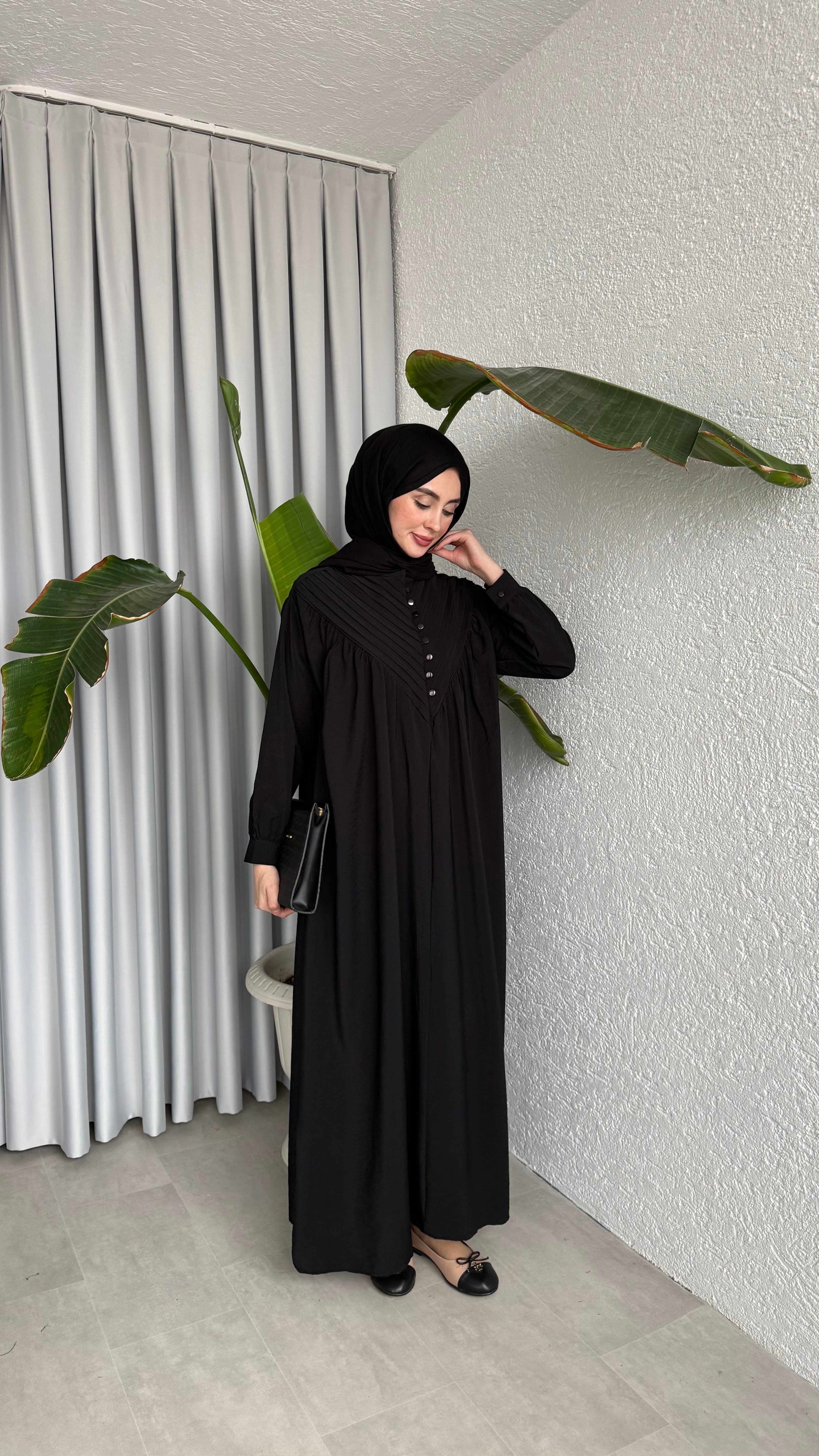 DEVA ELBİSE - SİYAH