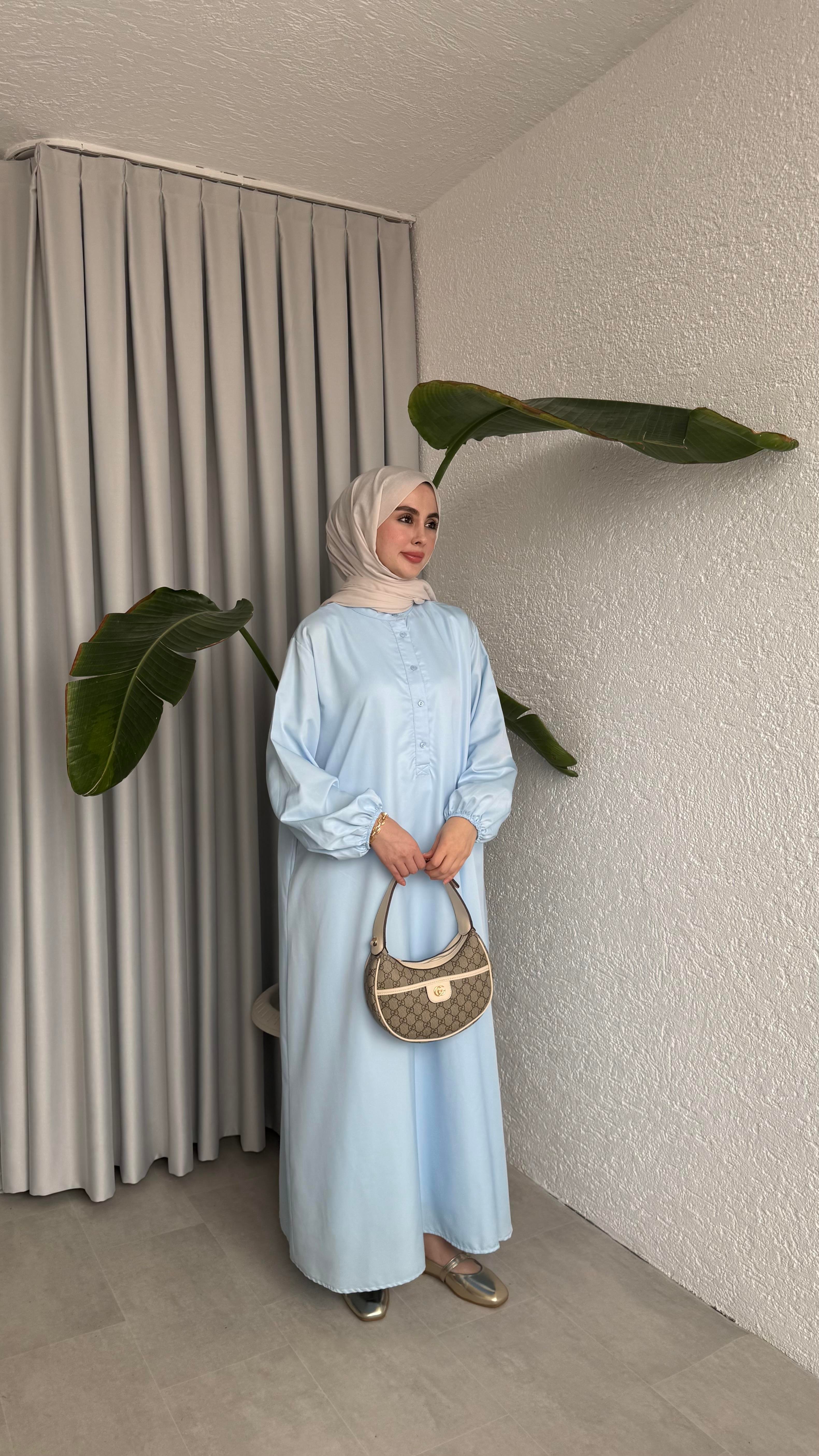 EMNA ELBİSE - BEBE MAVİSİ