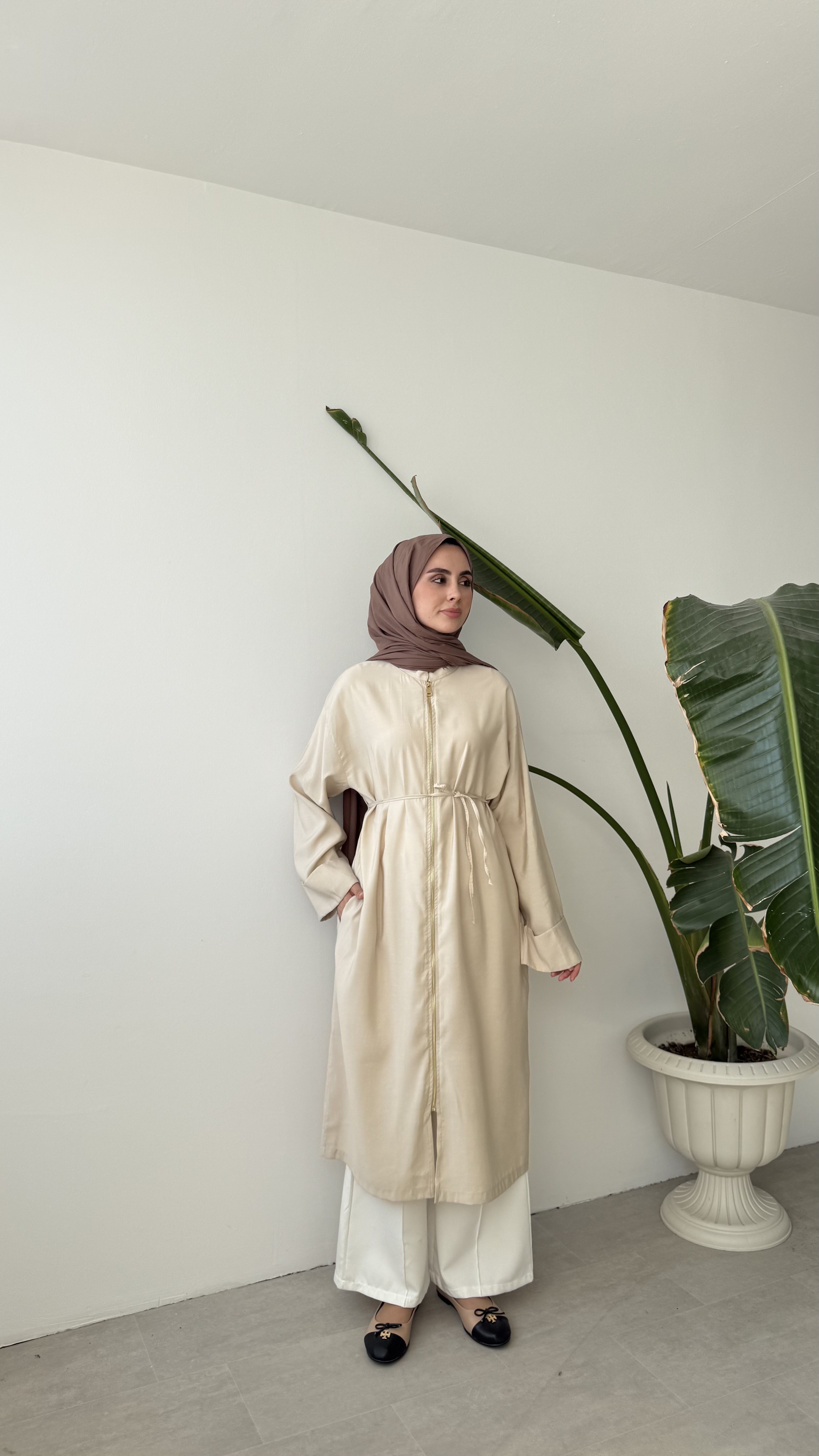 FERMUARLI KAP - BEJ