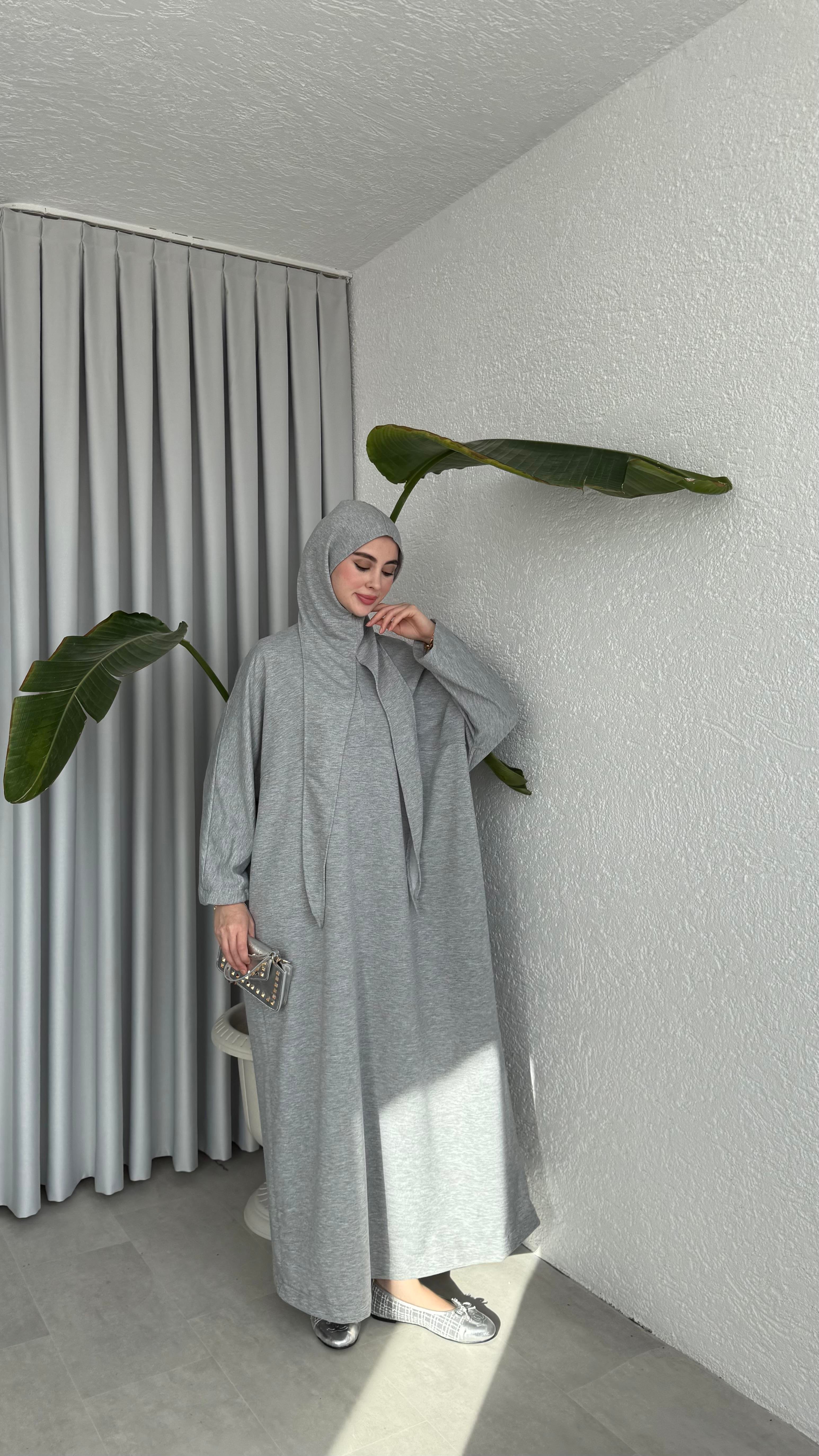 GİY-ÇIK ELBİSE - GRİ