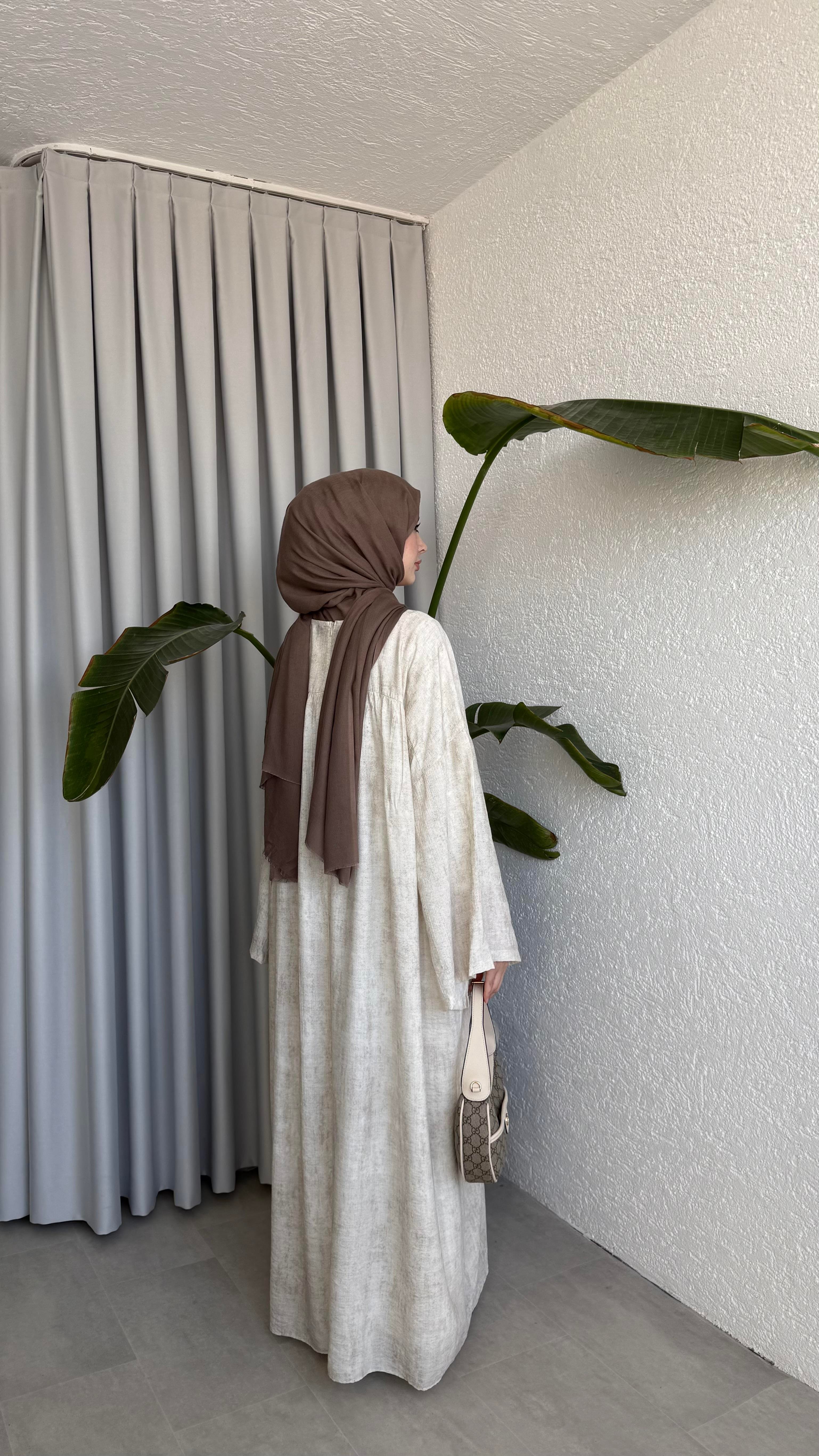 NATURAL ELBİSE - EKRU