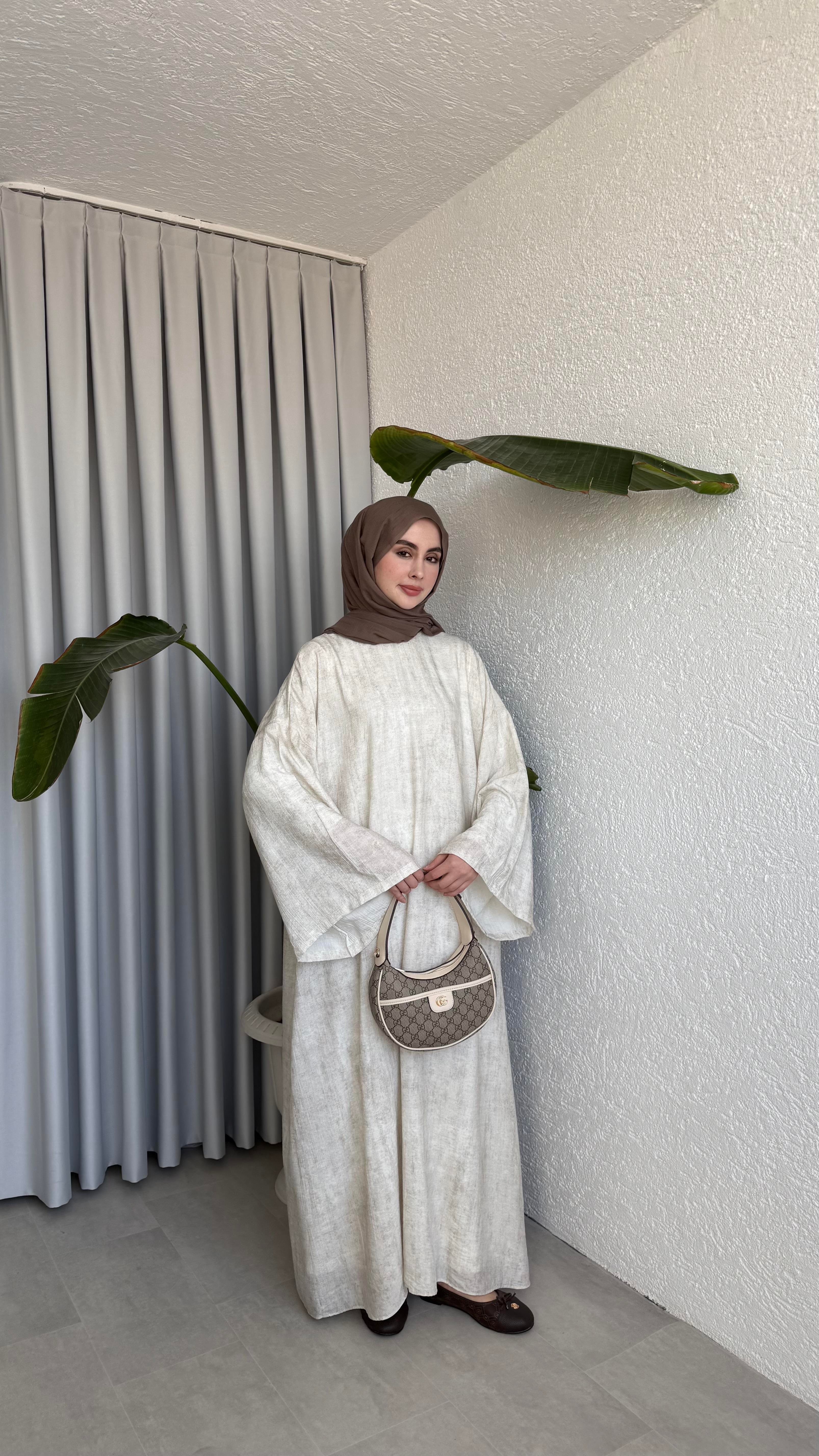 NATURAL ELBİSE - EKRU