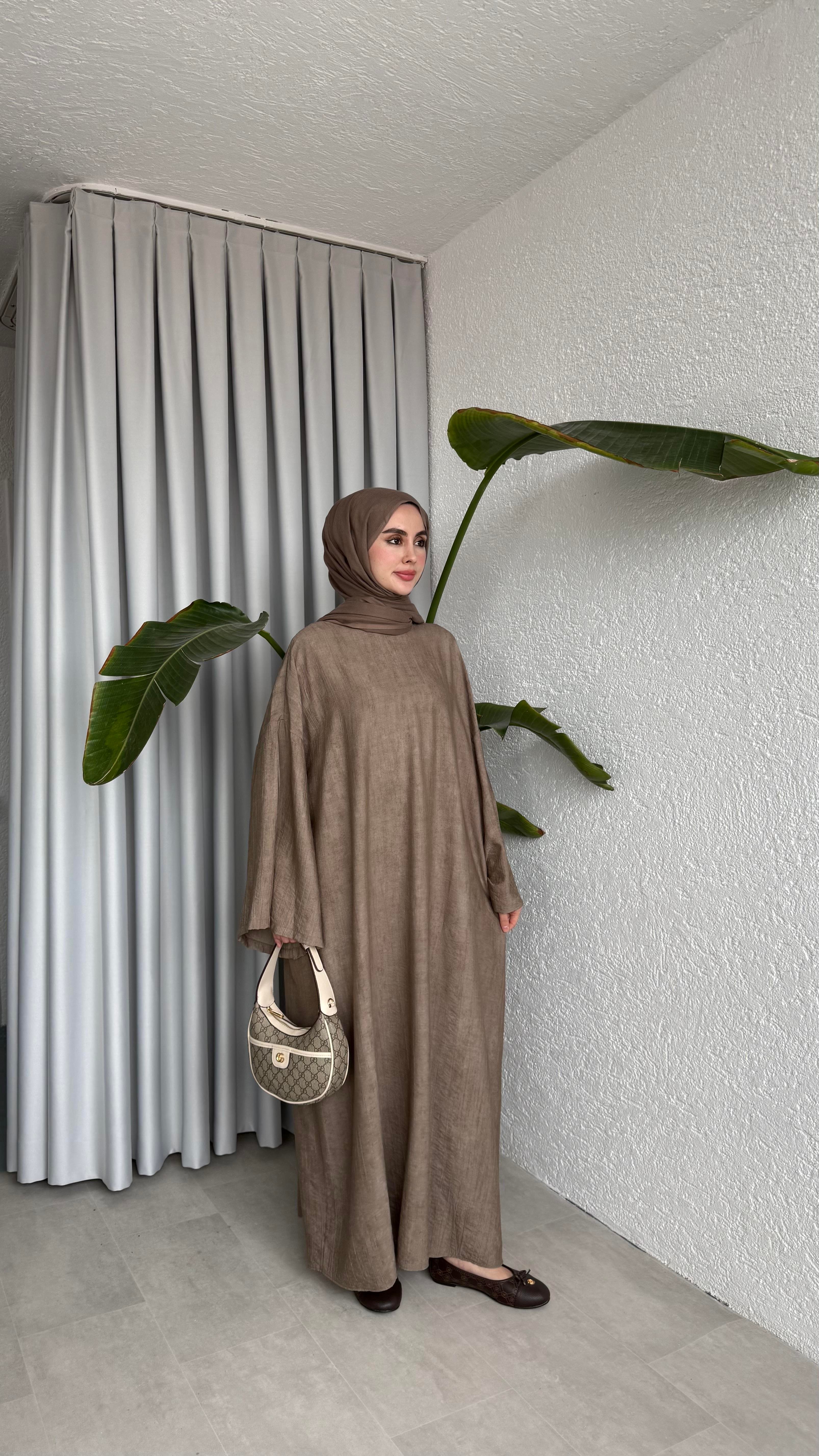 NATURAL ELBİSE - VİZON