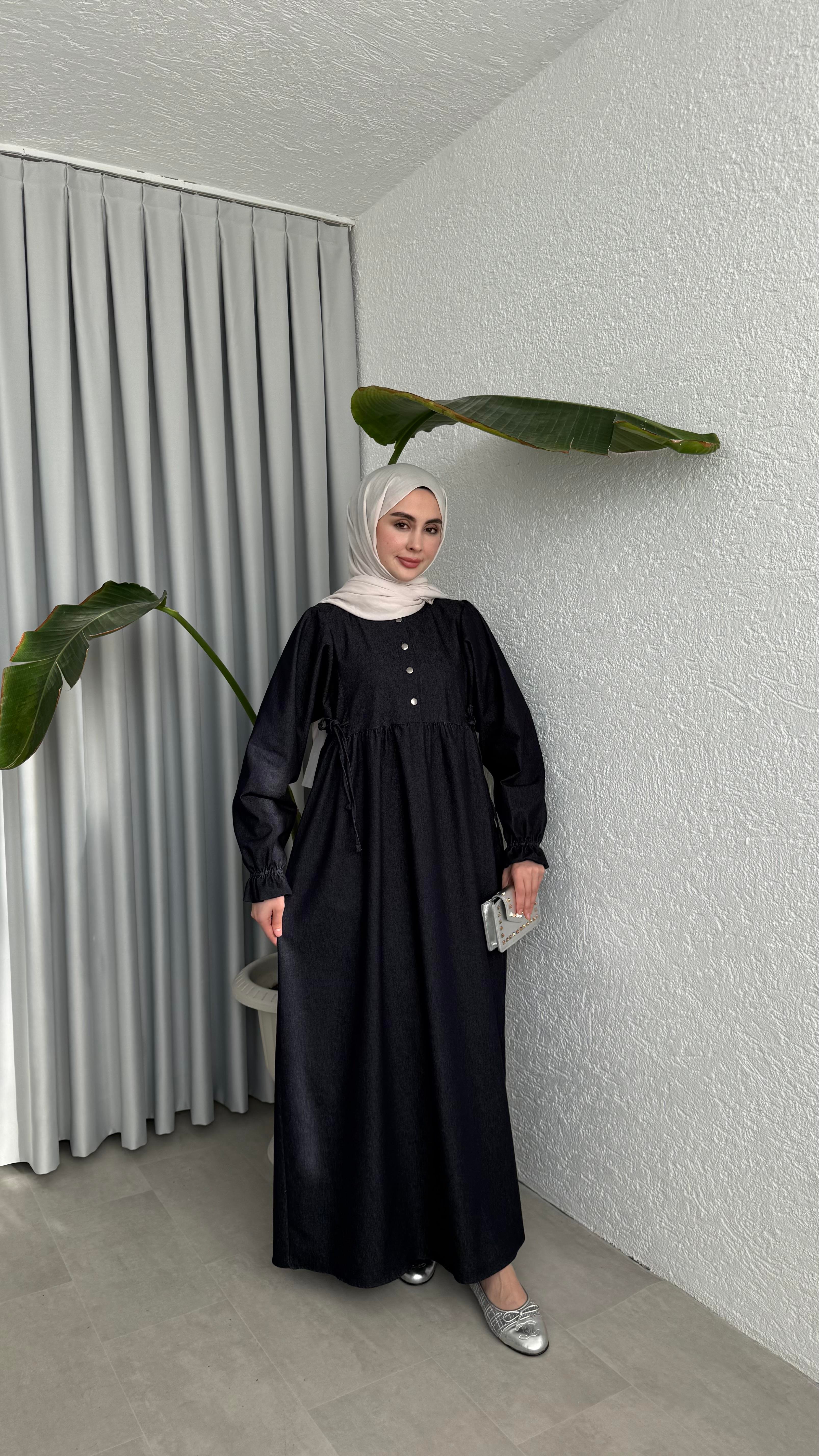 NOBLE ELBİSE - LACİVERT 