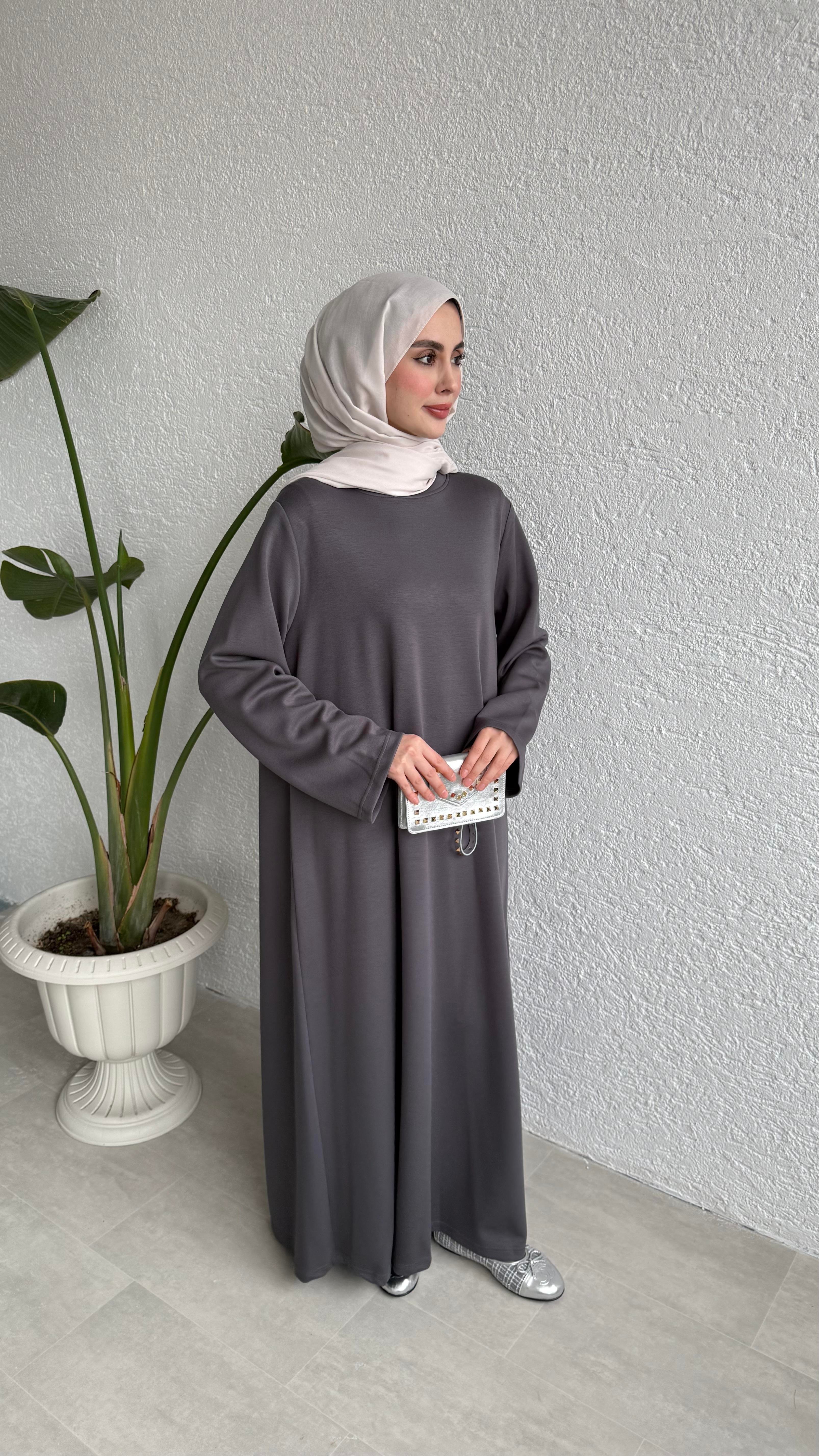 NOUR ABAYA TAKIM - ANTRASİT