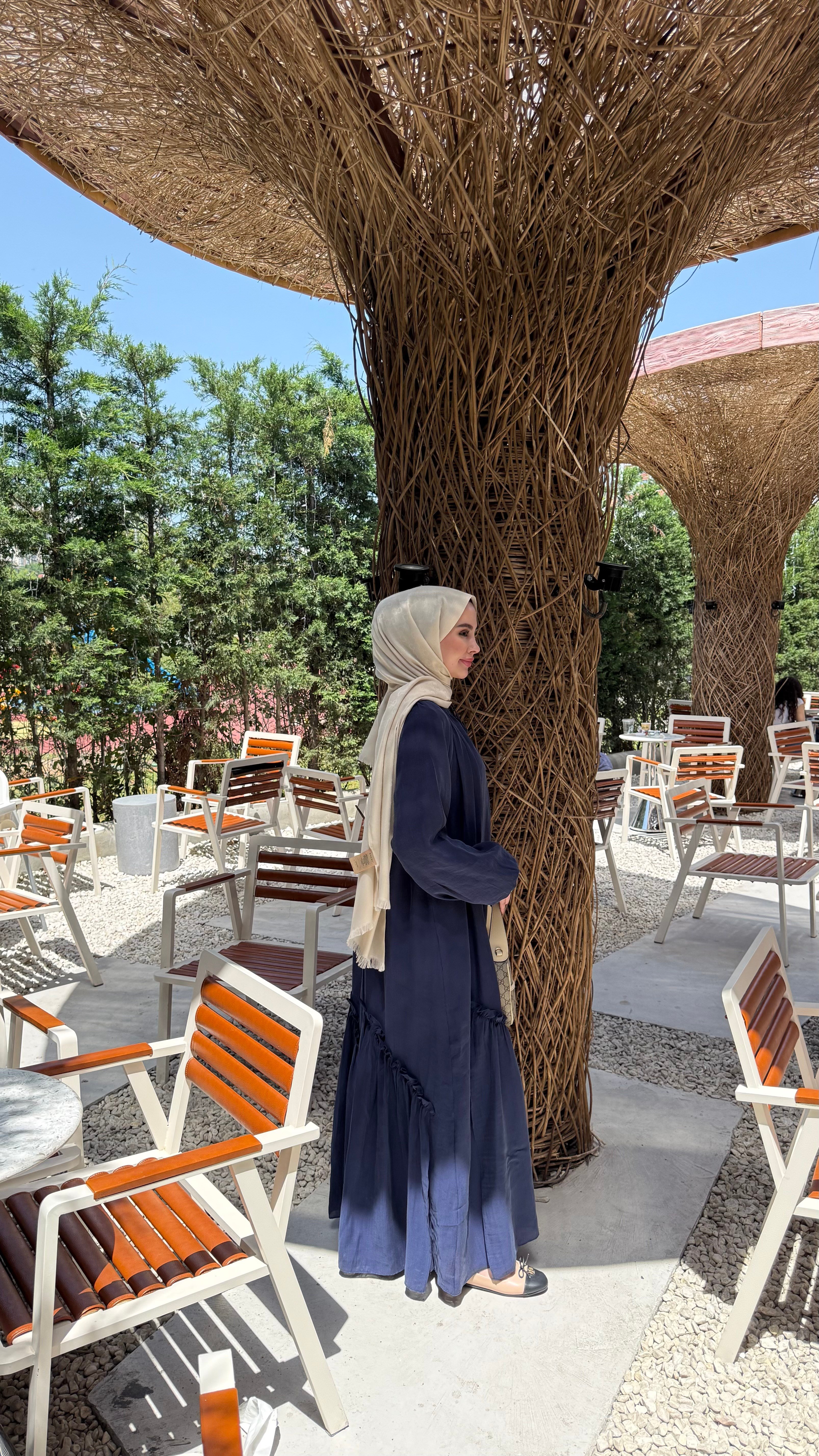 PERLA ELBİSE - LACİVERT 