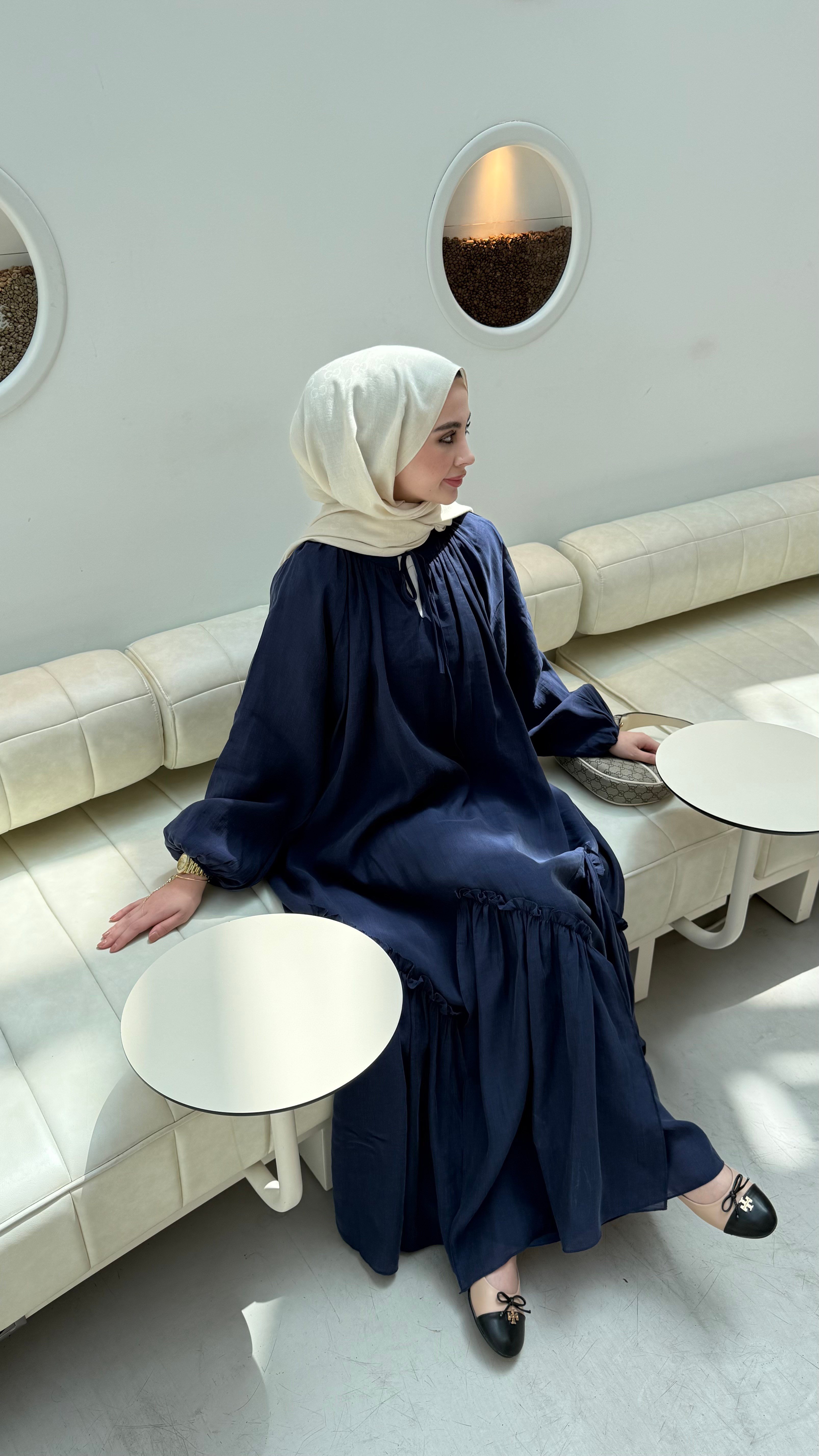 PERLA ELBİSE - LACİVERT 
