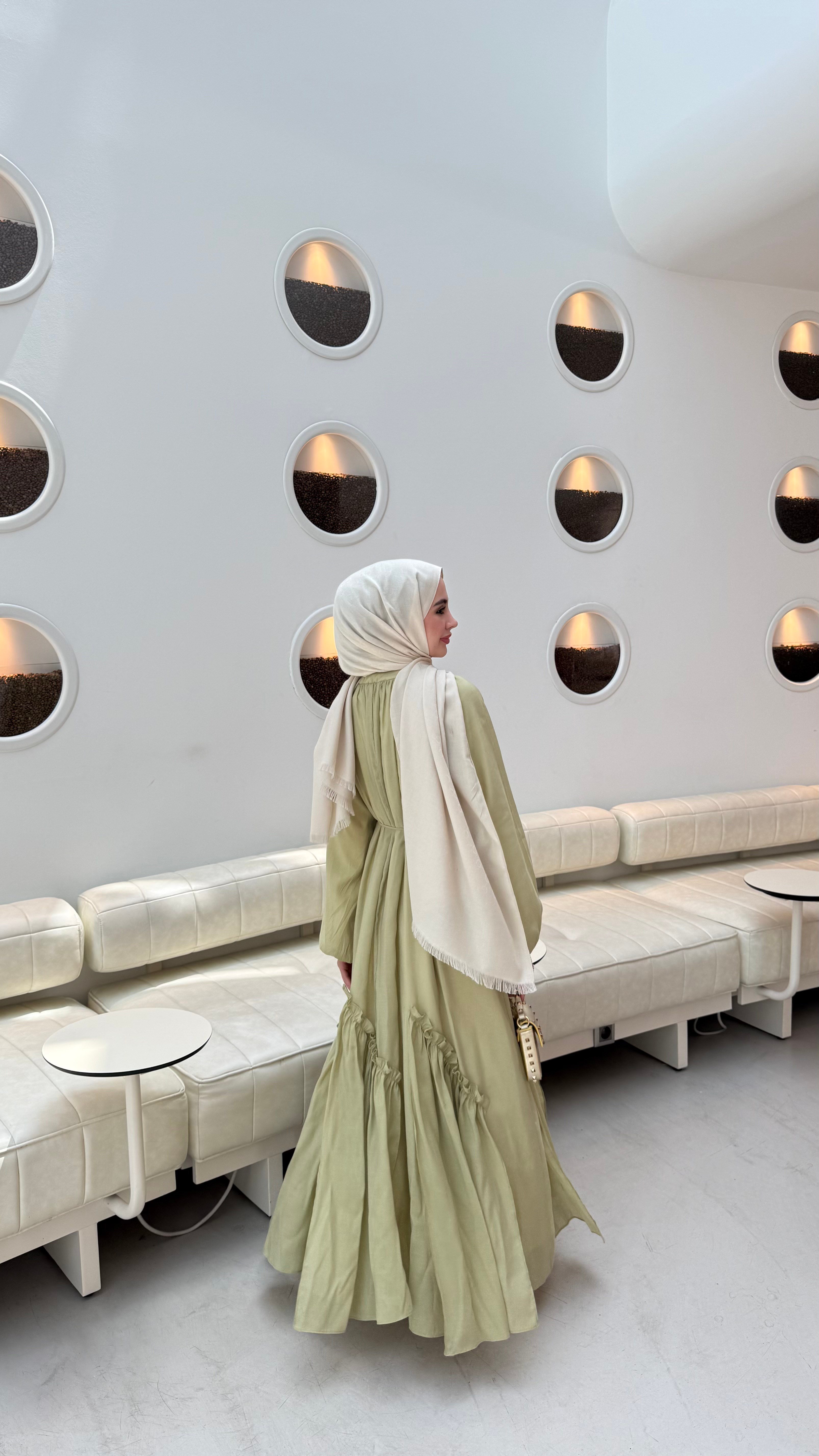 PERLA ELBİSE - OLİVE