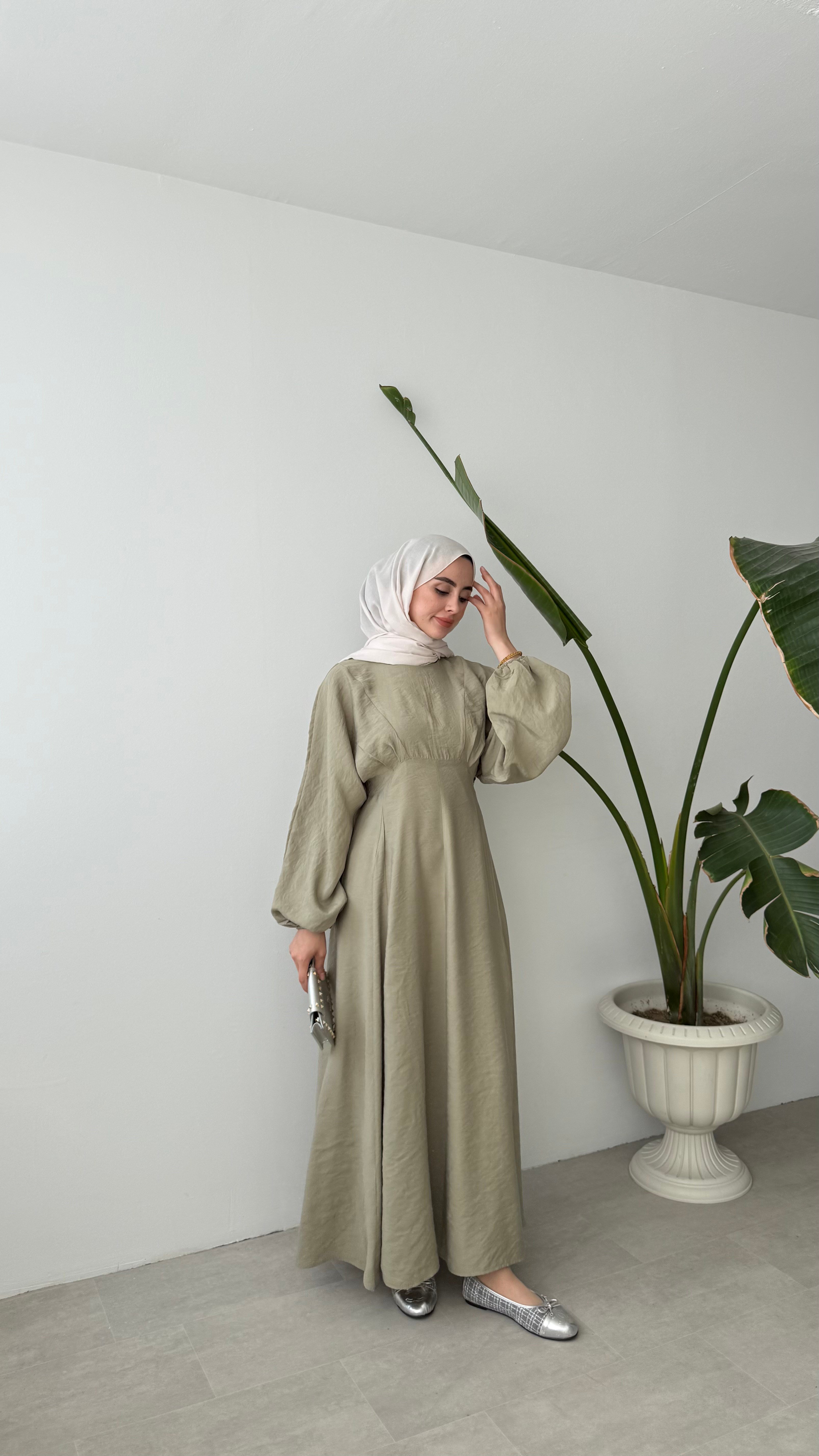 REGLAN KOL ELBİSE - ÇAĞLA