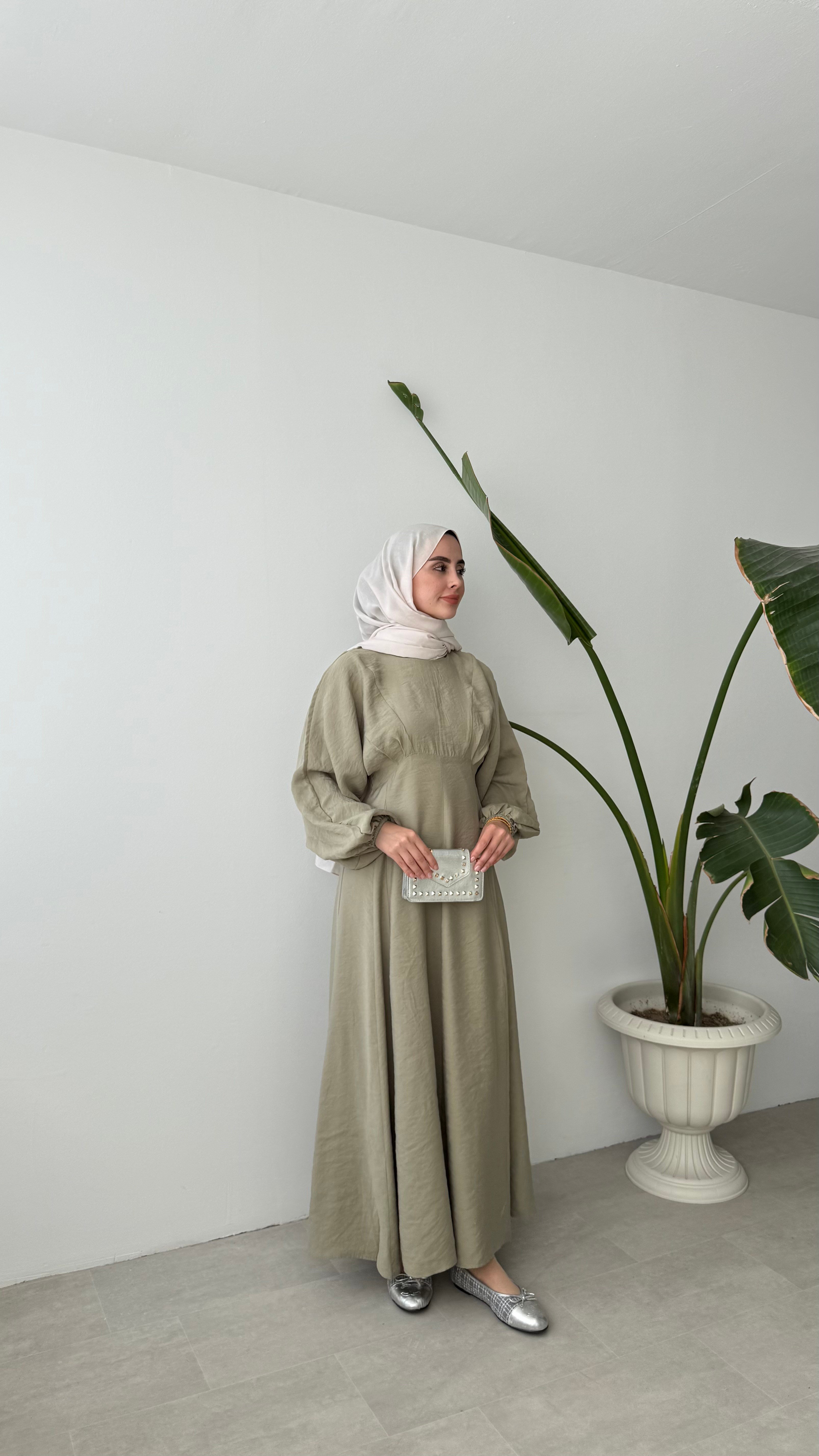 REGLAN KOL ELBİSE - ÇAĞLA
