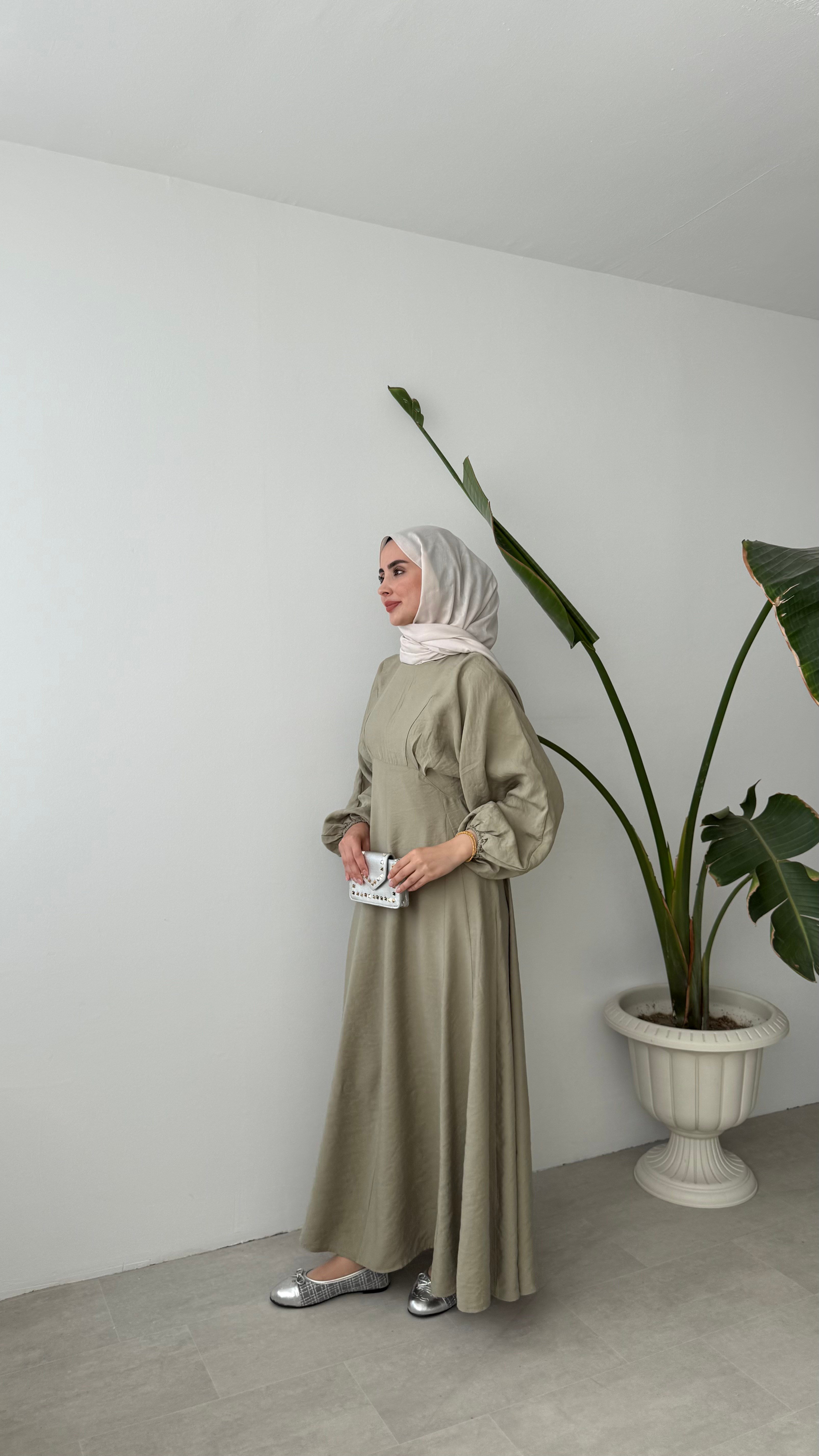 REGLAN KOL ELBİSE - ÇAĞLA