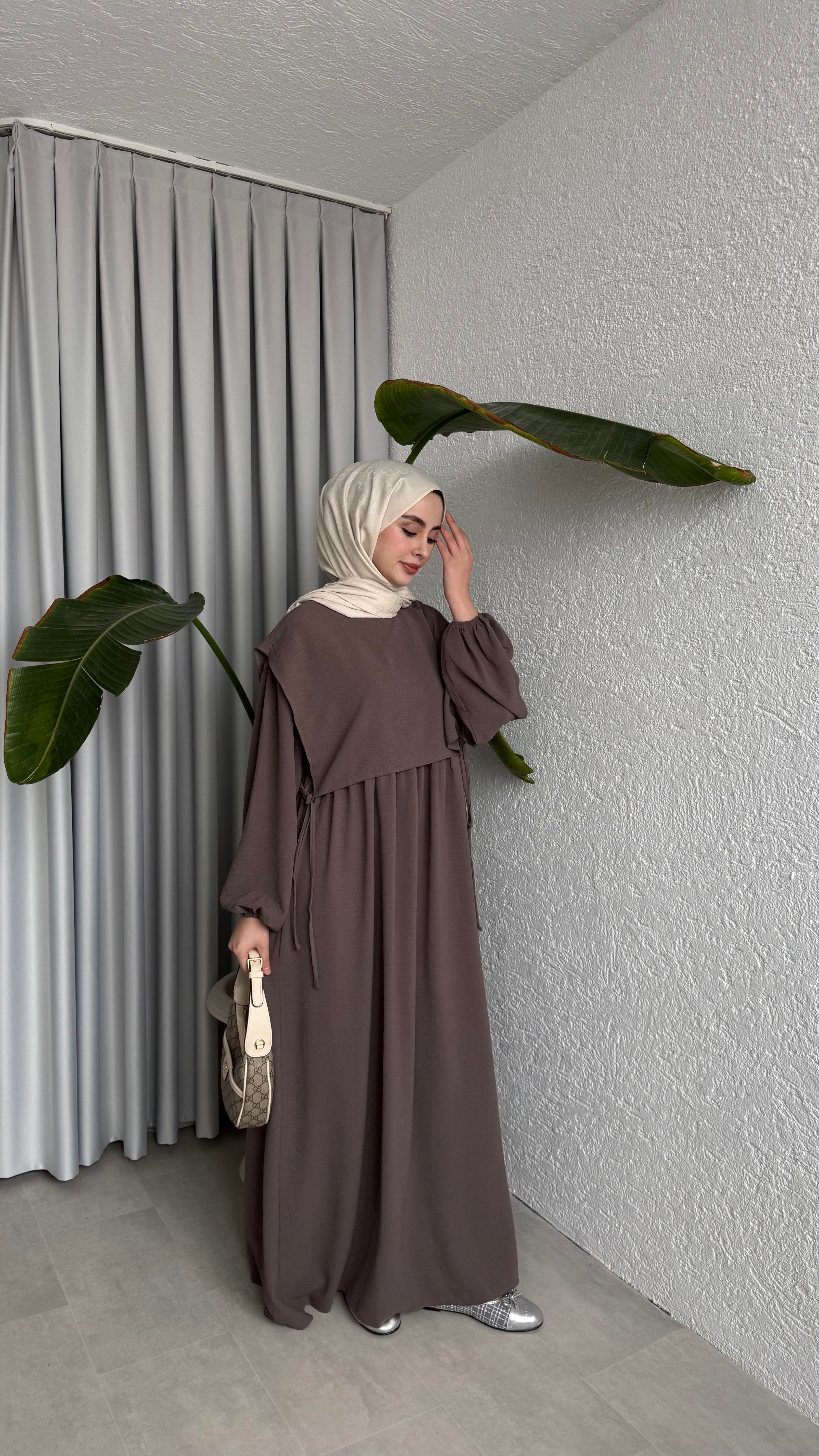 SAYE ELBİSE - VİZON