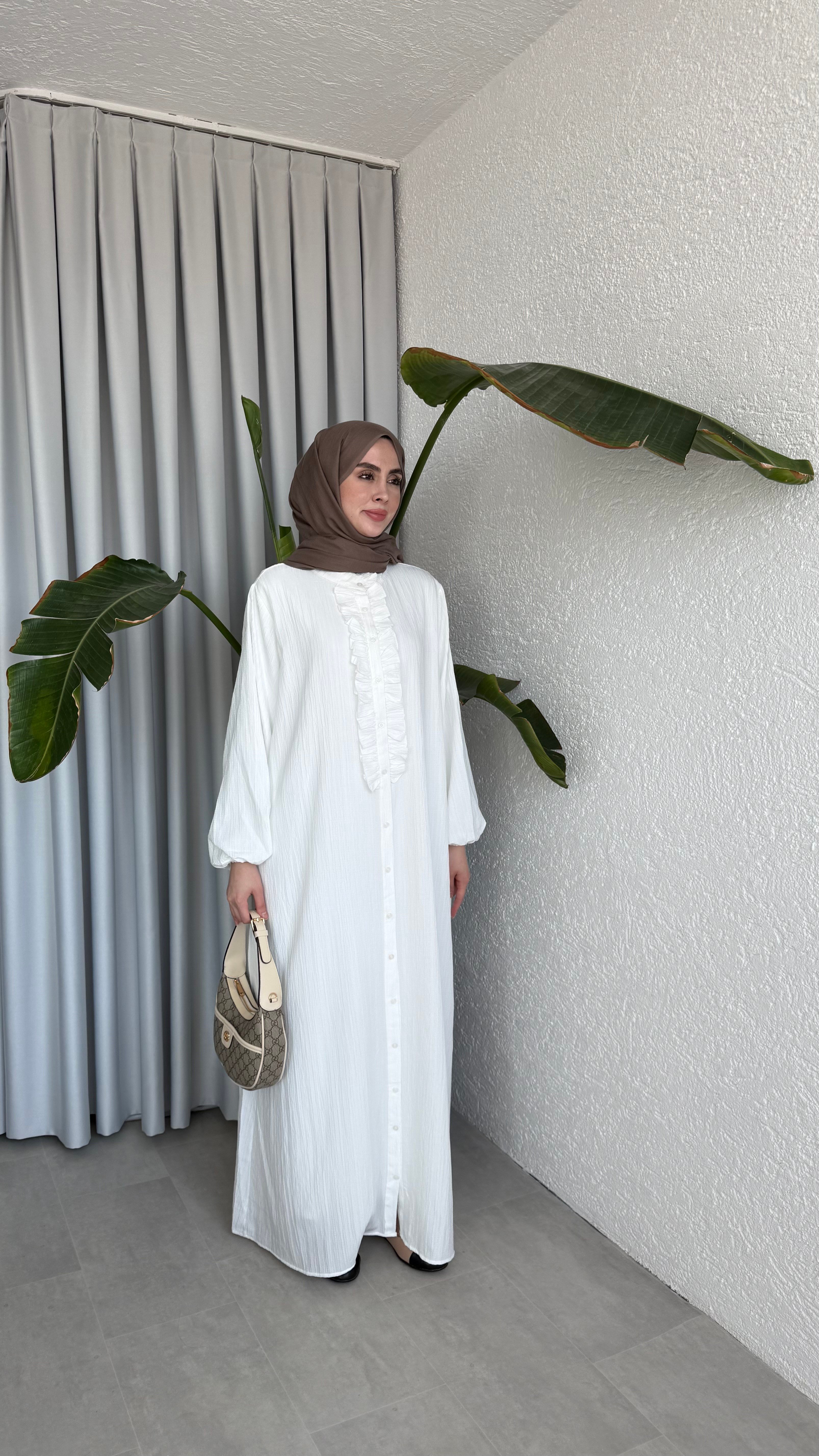 ZARİF ELBİSE EKRU