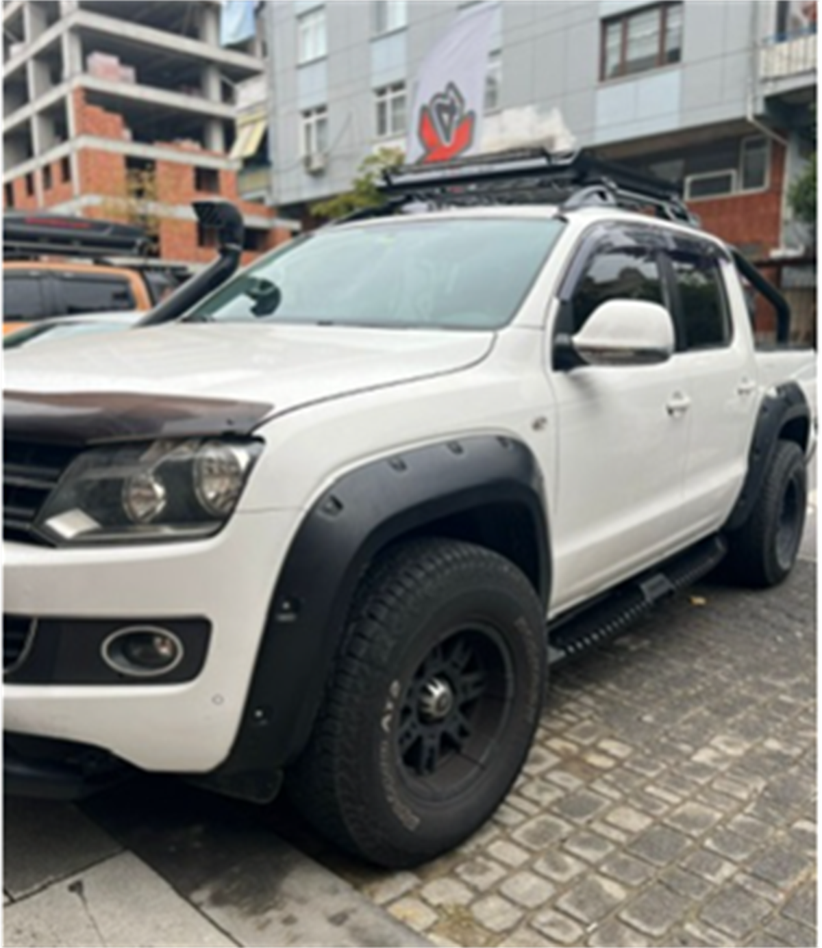 AQM S32 IŞIKLI DEMİR BASAMAK RANGER AMAROK NAVARA HILUX D-MAX L-200 MUSSO X-CLASS 