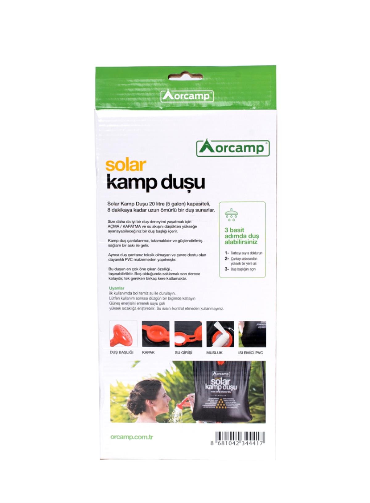 Solar Kamp Duşu