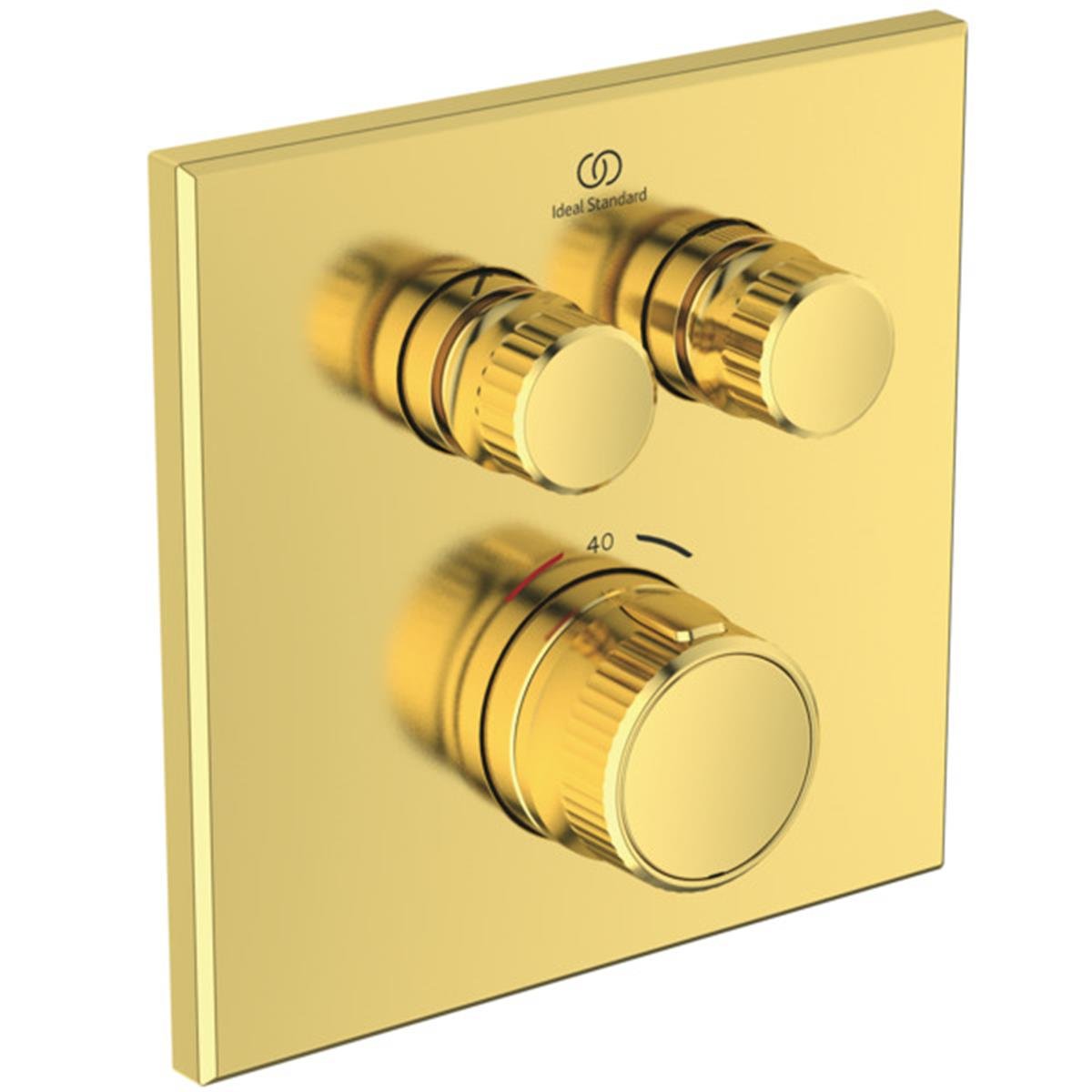 Ankastre Banyo BataryasıIdeal StandardA7302A2Ideal StandardCeratherm Navigo Termostatik Ankastre Banyo Bataryası Fırçalanmış AltınCeratherm Navigo Termostatik Ankastre Banyo Bataryası Fırçalanmış Altın