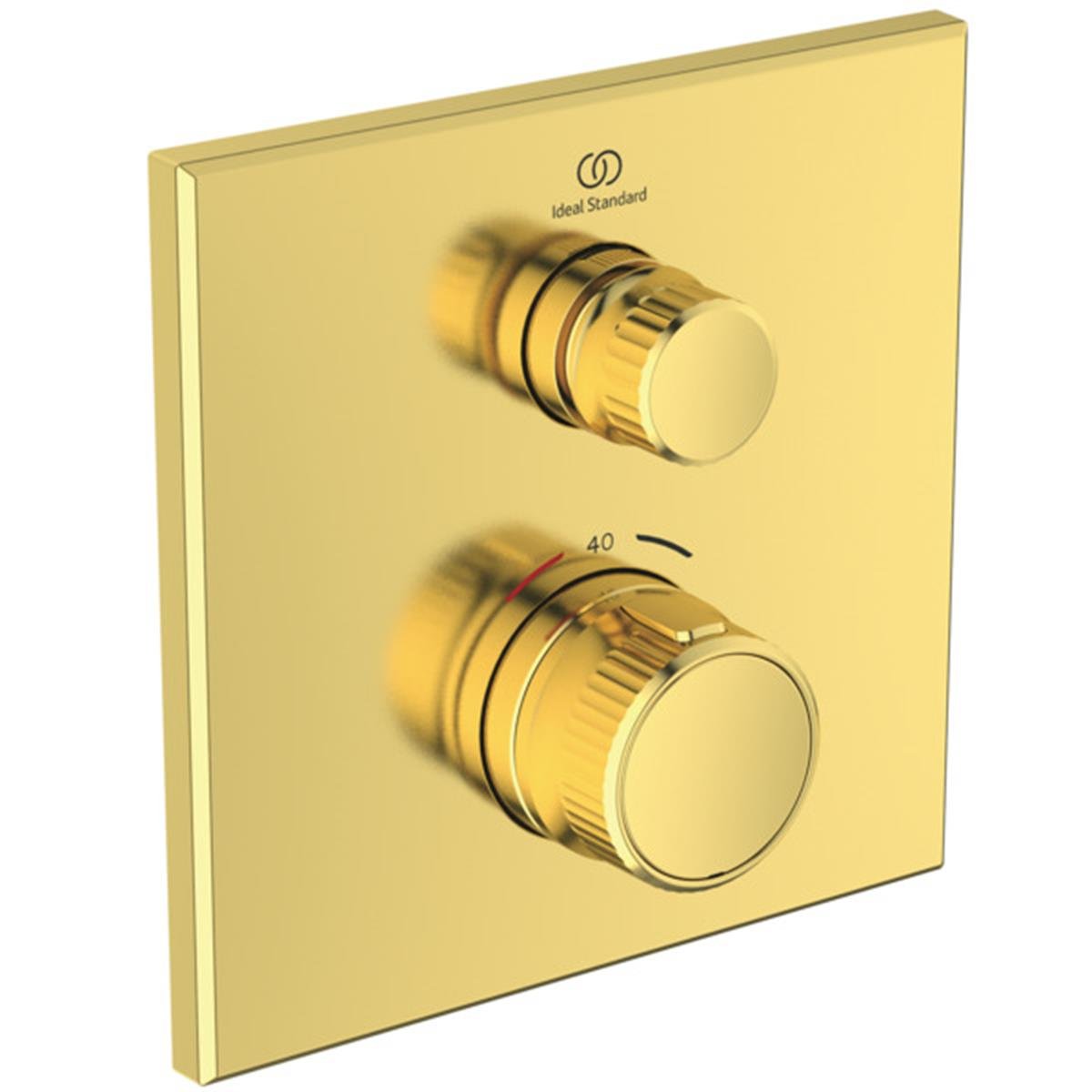 Ankastre Duş BataryasıIdeal StandardA7301A2Ideal StandardCeratherm Navigo Termostatik Ankastre Duş Bataryası Fırçalanmış AltınCeratherm Navigo Termostatik Ankastre Duş Bataryası Fırçalanmış Altın