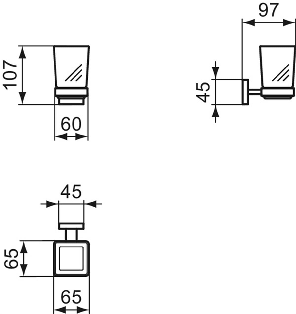 Diş FırçalığıIdeal StandardE2204AAIdeal StandardIOM Square Diş FırçalıkIOM Square Diş Fırçalık