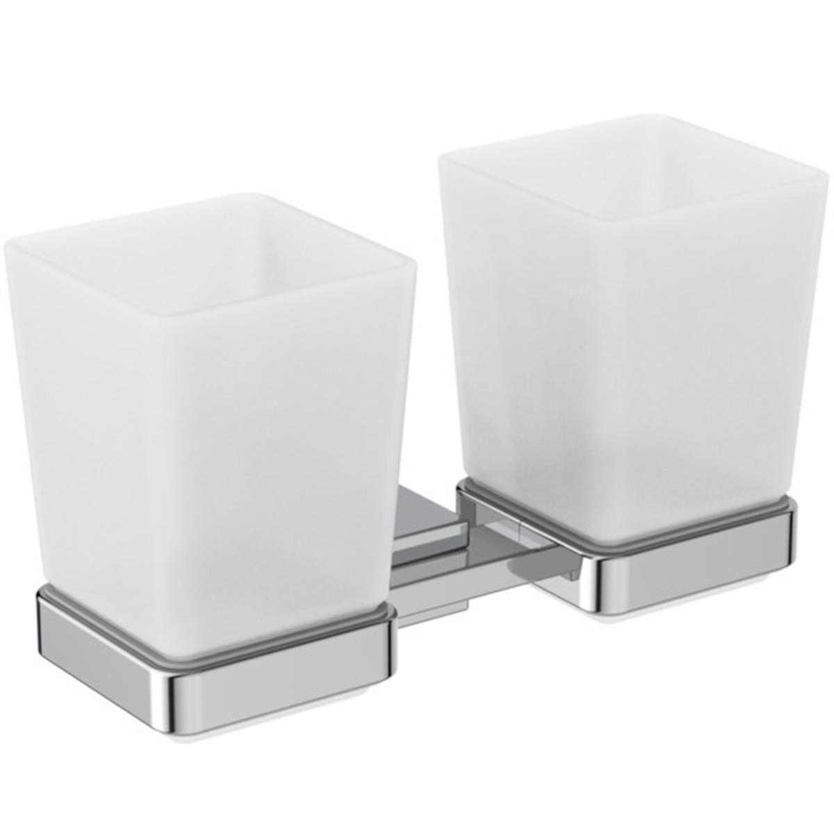 Diş FırçalığıIdeal StandardE2205AAIdeal StandardIOM Square İkili Diş FırçalıkIOM Square İkili Diş Fırçalık