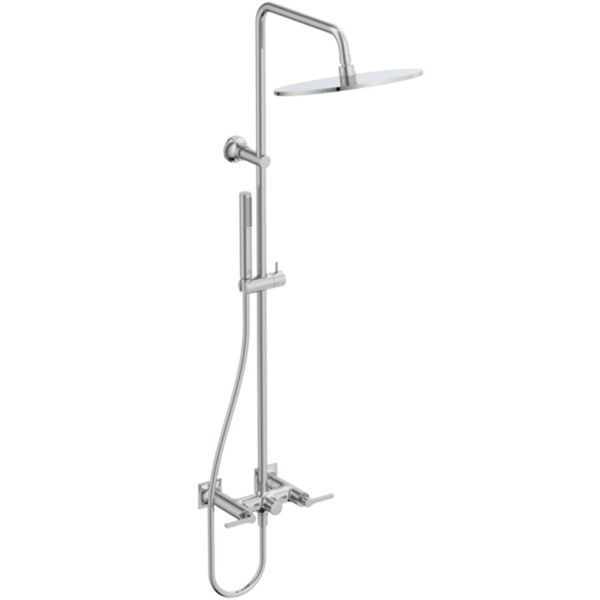 Duş Kolonları ve Duş PanelleriIdeal StandardBD159AAIdeal StandardJoy Neo Lever Duş Sistemi Aplike Duş Bataryası Dahil KromJoy Neo Lever Duş Sistemi Aplike Duş Bataryası Dahil Krom