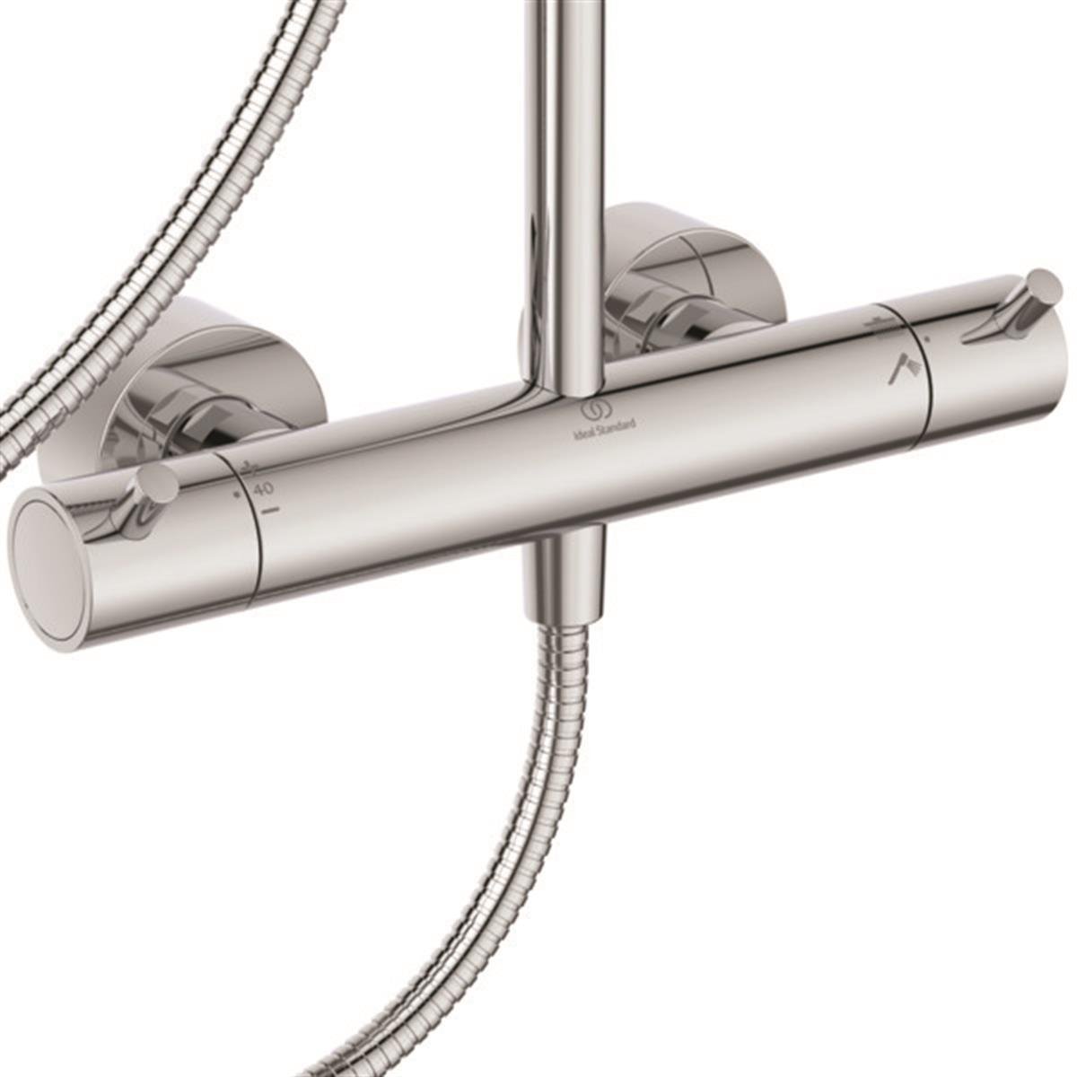 Duş Kolonları ve Duş PanelleriIdeal StandardA7589AAIdeal StandardCeraTherm T125 Termostatik Duş Sistemi KromCeraTherm T125 Termostatik Duş Sistemi Krom
