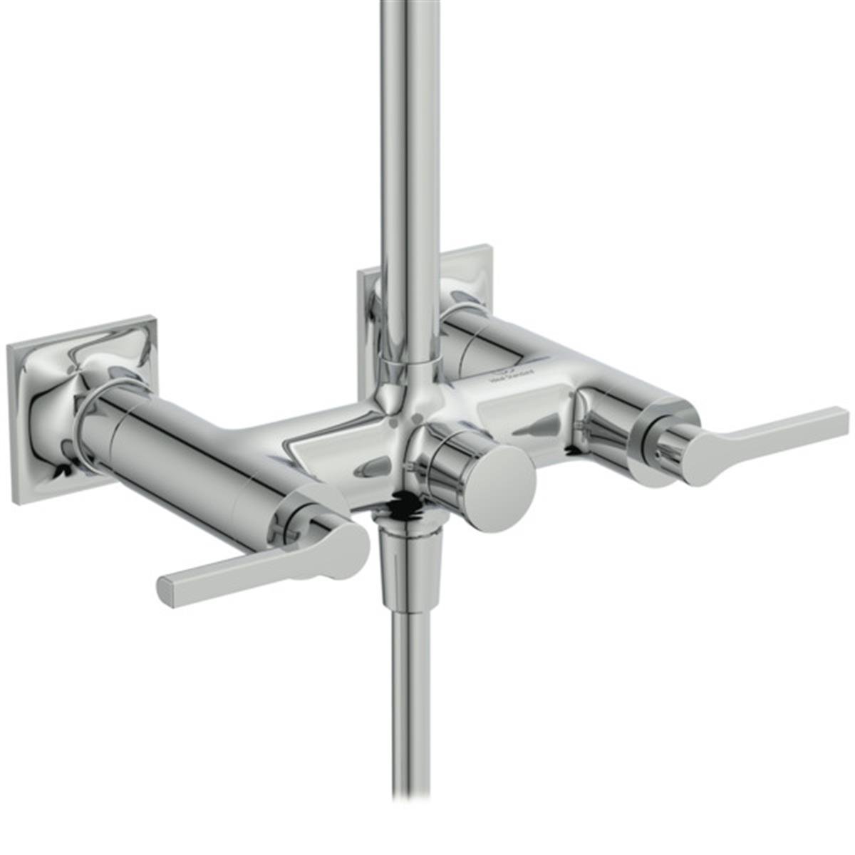 Duş Kolonları ve Duş PanelleriIdeal StandardBD159AAIdeal StandardJoy Neo Lever Duş Sistemi Aplike Duş Bataryası Dahil KromJoy Neo Lever Duş Sistemi Aplike Duş Bataryası Dahil Krom