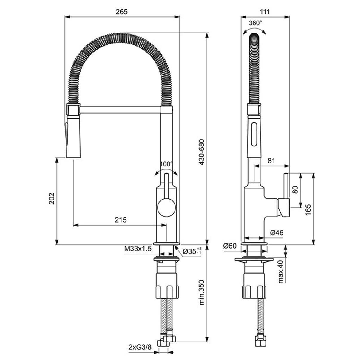 Ideal Standard Ceralook Eviye Bataryası-Profesyonel
