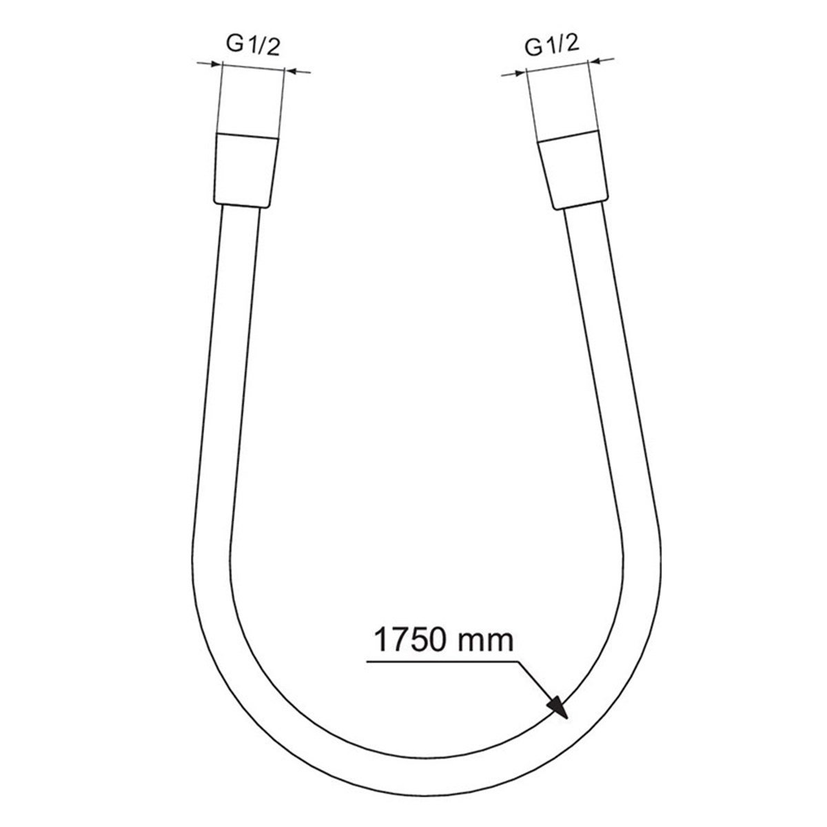 Ideal Standard Ideal Flex 175 cm Fırçalanmış Altın