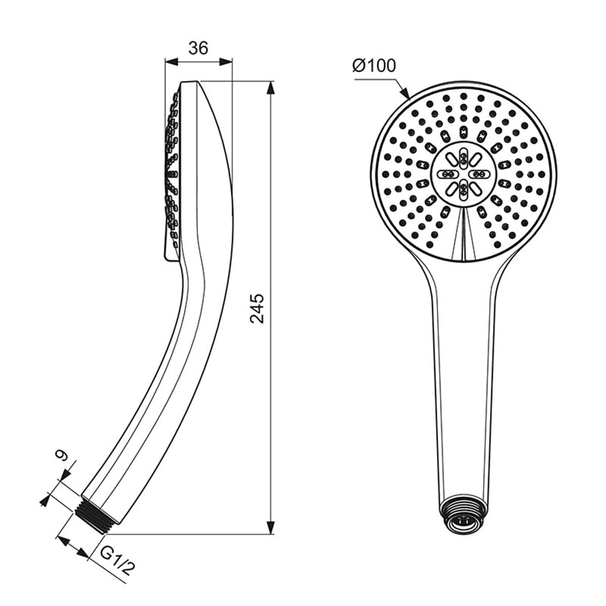 Ideal Standard IdealRain 100 El Duşu