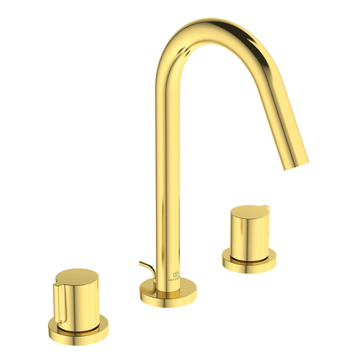 Ideal Standard Joy 3 Delikli Lavabo Bataryası 5l/dk Fırçalanmış Altın Sifon Kumandalı