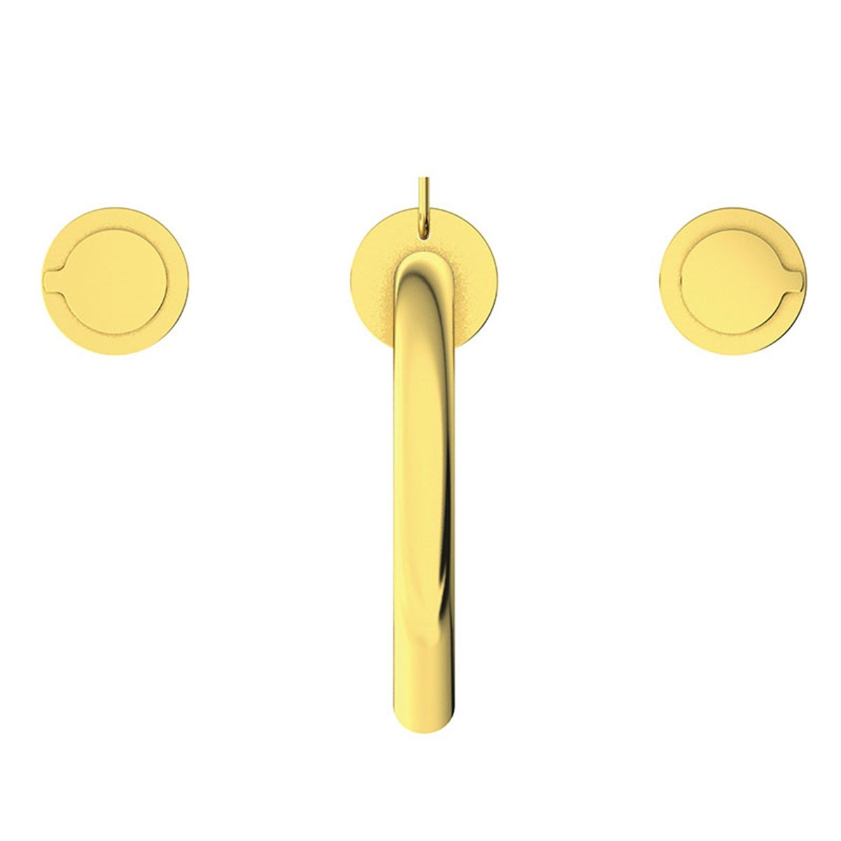 Ideal Standard Joy 3 Delikli Lavabo Bataryası 5l/dk Fırçalanmış Altın Sifon Kumandalı