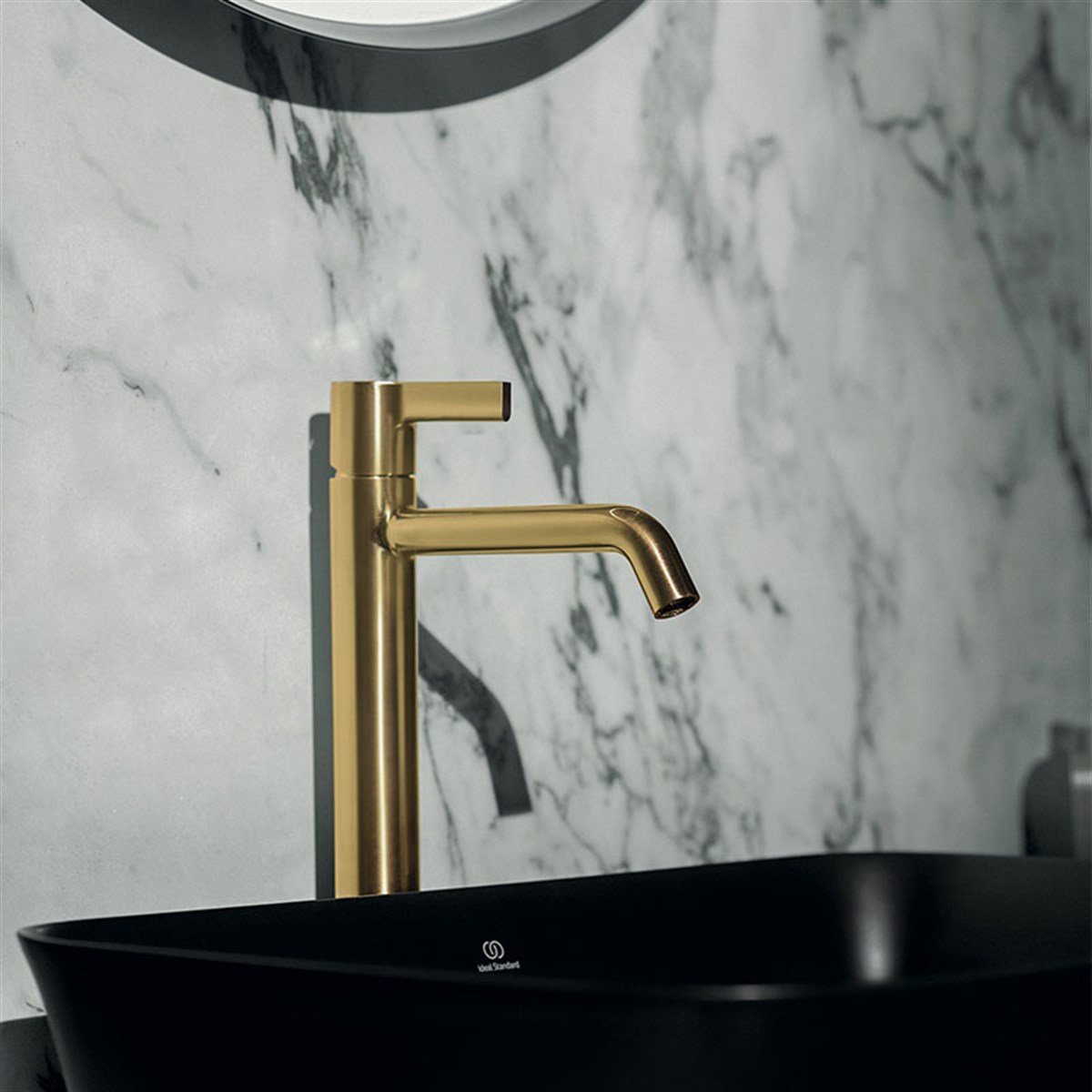 Ideal Standard Joy Yüksek Lavabo Bataryası 5l/dk Fırçalanmış Altın Sifon Kumandalı