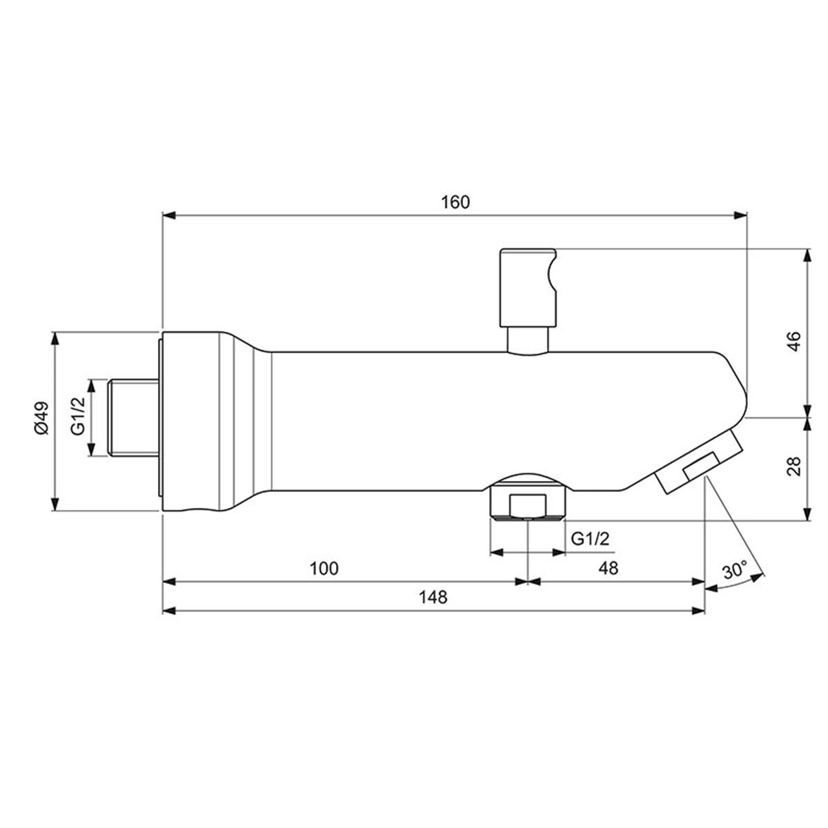Ideal Standard Küvet Gagası-Yönlendiricili