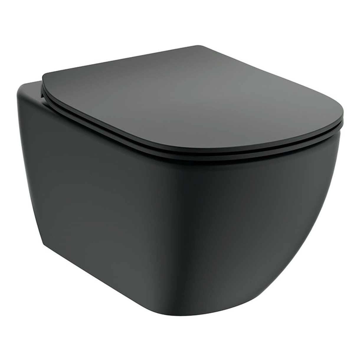 Ideal Standard Tesi Asma Klozet-Mat Siyah- AquaBlade®