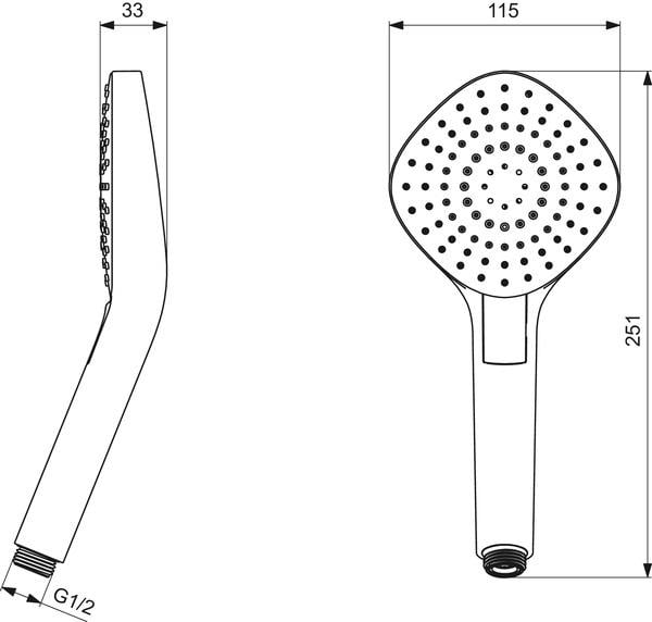 MARKA}Ankastre Banyo BataryasıCeraplan Ankastre Set Chromeİdeal Standard Ceraplan Ankastre Set Chrome