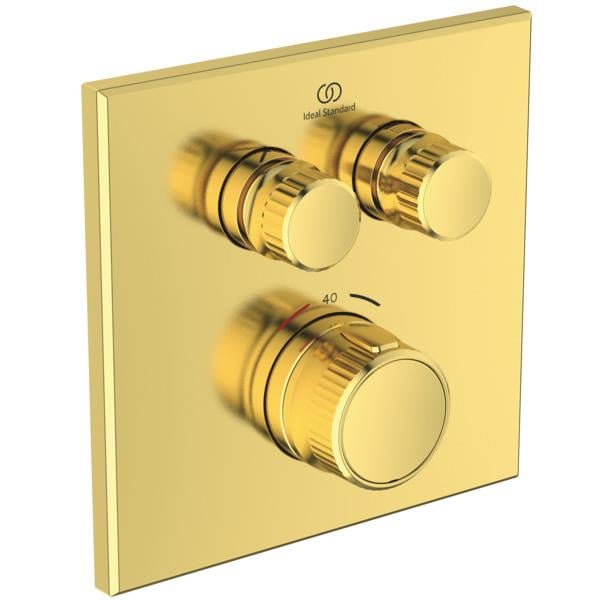 MARKA}Ankastre Banyo BataryasıCeratherm Navigo® Ankastre Set  Brushed Goldİdeal Standard Ceratherm Navigo® Ankastre Set Brushed Gold