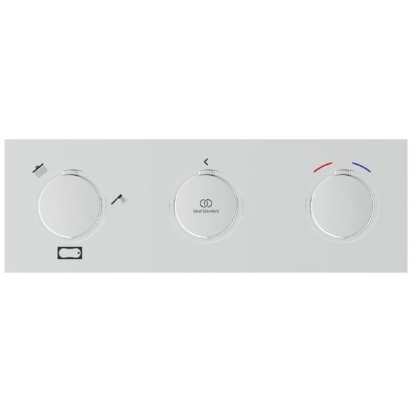 MARKA}Ankastre Banyo BataryasıA7664AAİdeal Standard Ceratherm C100 Termostatik Ankastre Banyo Bataryası-Chrome-KIT1+KIT2-3 Çıkışlı