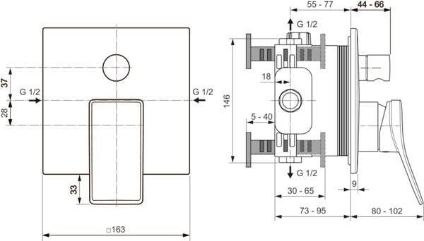 MARKA}Ankastre Banyo BataryasıConca Ankastre Set Magnetic Greyİdeal Standard Conca Ankastre Set Magnetic Grey