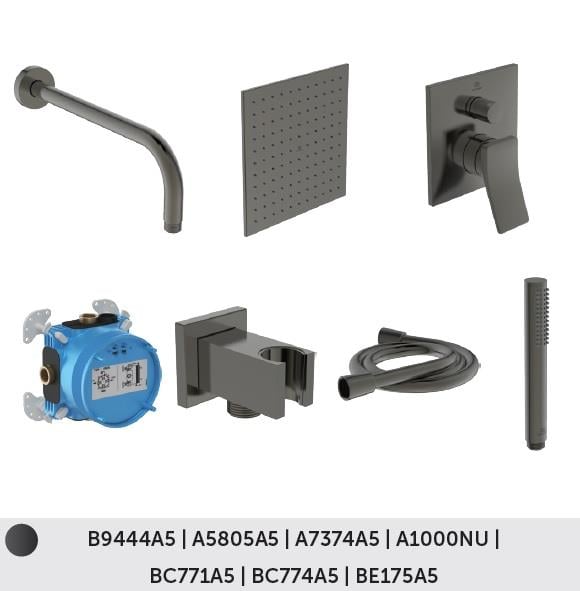 MARKA}Ankastre Banyo BataryasıConca Ankastre Set Magnetic Greyİdeal Standard Conca Ankastre Set Magnetic Grey