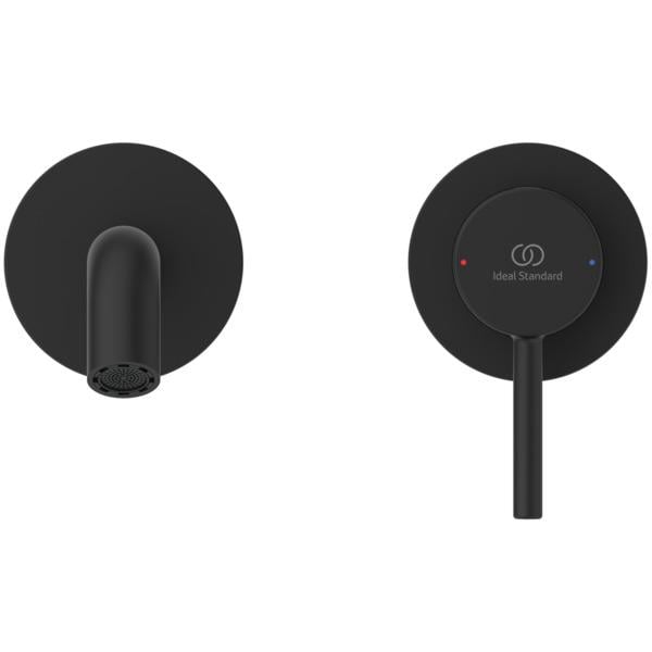MARKA}Ankastre Lavabo BataryasıBD764XGİdeal Standard Ceraline Nuovo Ankastre Lavabo Bataryası-Silk Black-KIT2