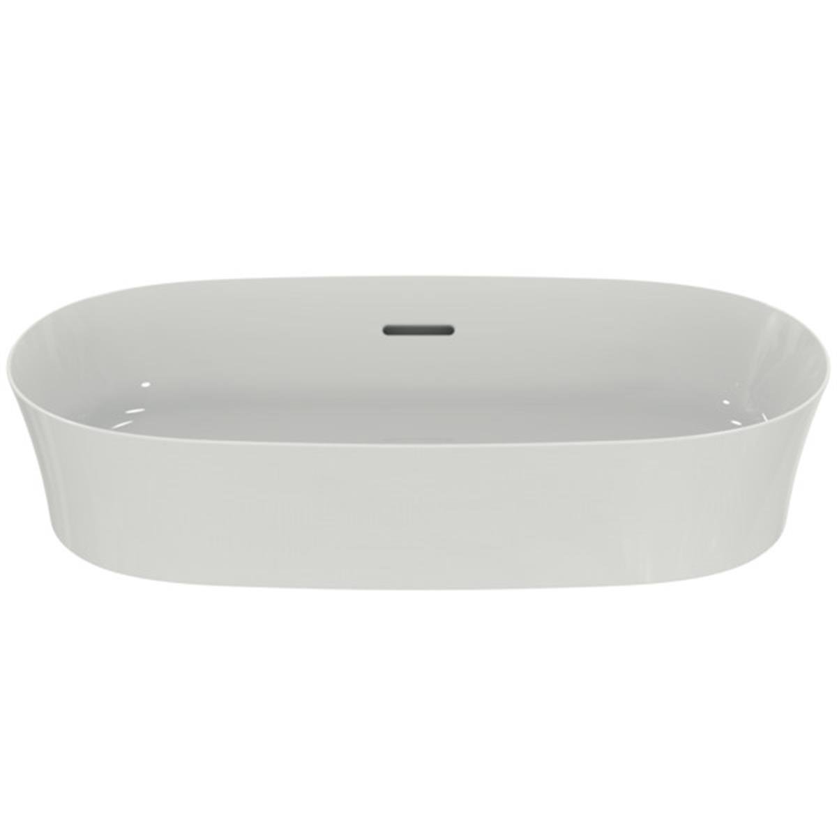MARKA}Çanak LavabolarE139701Ipalyss Tezgah Üstü Oval Çanak Lavabo 60cm-Beyaz