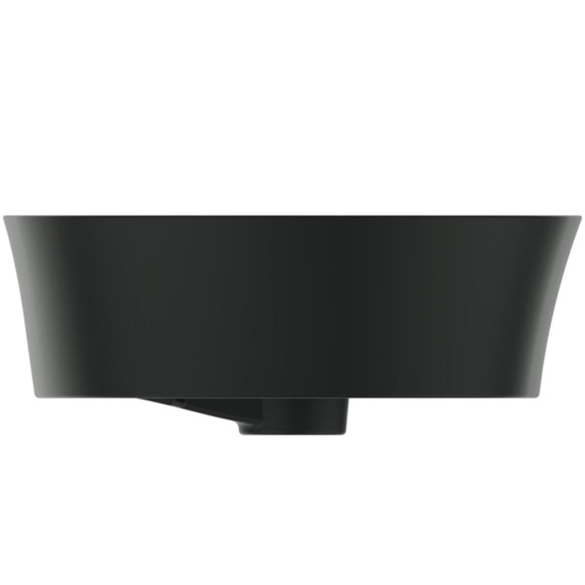 MARKA}Çanak LavabolarE1397V3Ipalyss Tezgah Üstü Oval Çanak Lavabo 60cm-Mat Siyah
