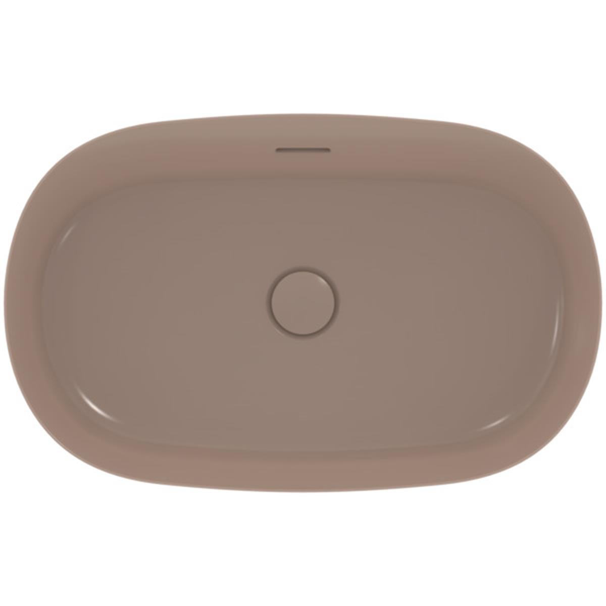 MARKA}Çanak LavabolarE1397V4Ipalyss Tezgah Üstü Oval Çanak Lavabo 60cm-Kaşmir