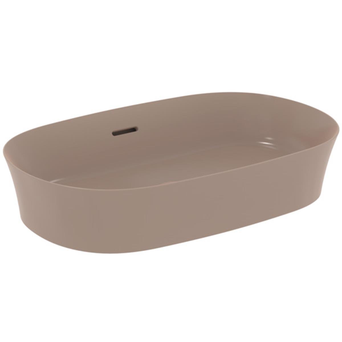 MARKA}Çanak LavabolarE1397V4Ipalyss Tezgah Üstü Oval Çanak Lavabo 60cm-Kaşmir