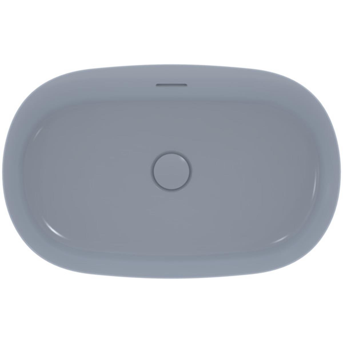 MARKA}Çanak LavabolarE1397X8Ipalyss Tezgah Üstü Oval Çanak Lavabo 60cm-Barut